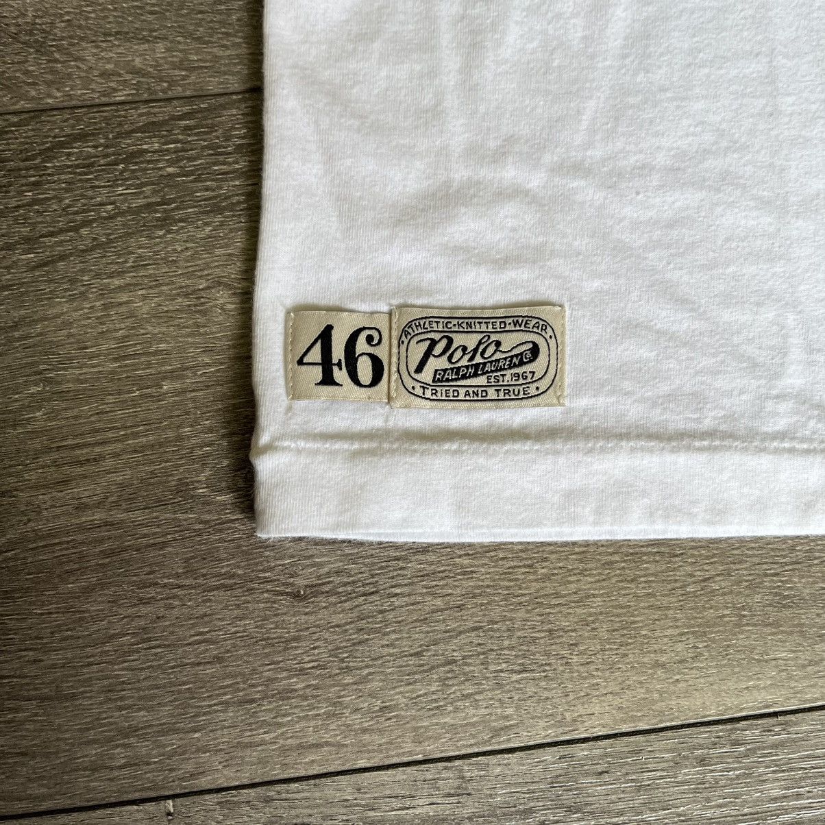 Polo Ralph Lauren Polo Ralph Lauren Script Cursive Logo Ringer Varsity T Shirt Size US XL / EU 56 / 4 - 3 Thumbnail