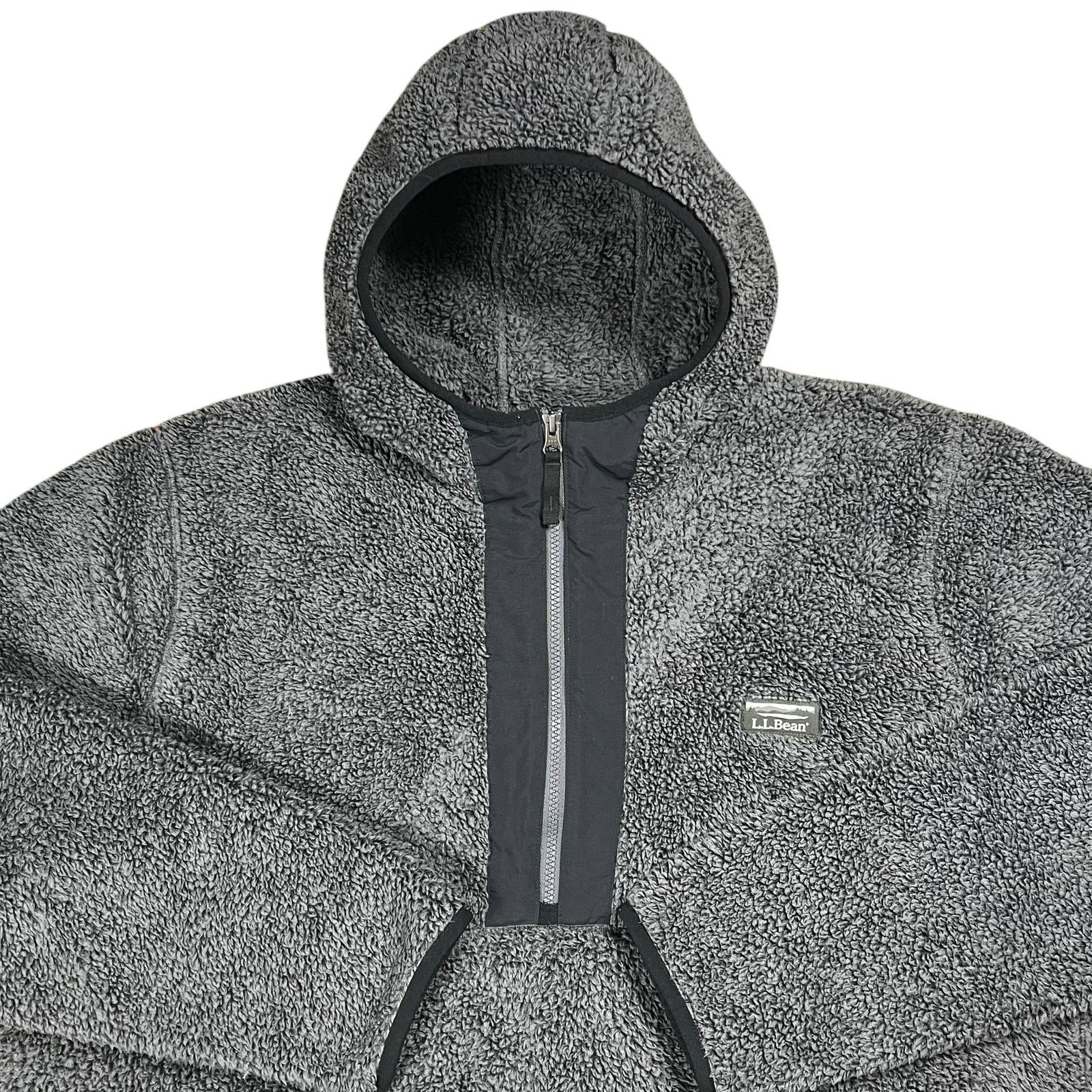 L.L. Bean × Vintage Vintage Y2K L.L. Bean Deep Pile Sherpa fleece anorak hoodie Size US XL / EU 56 / 4 - 2 Thumbnail