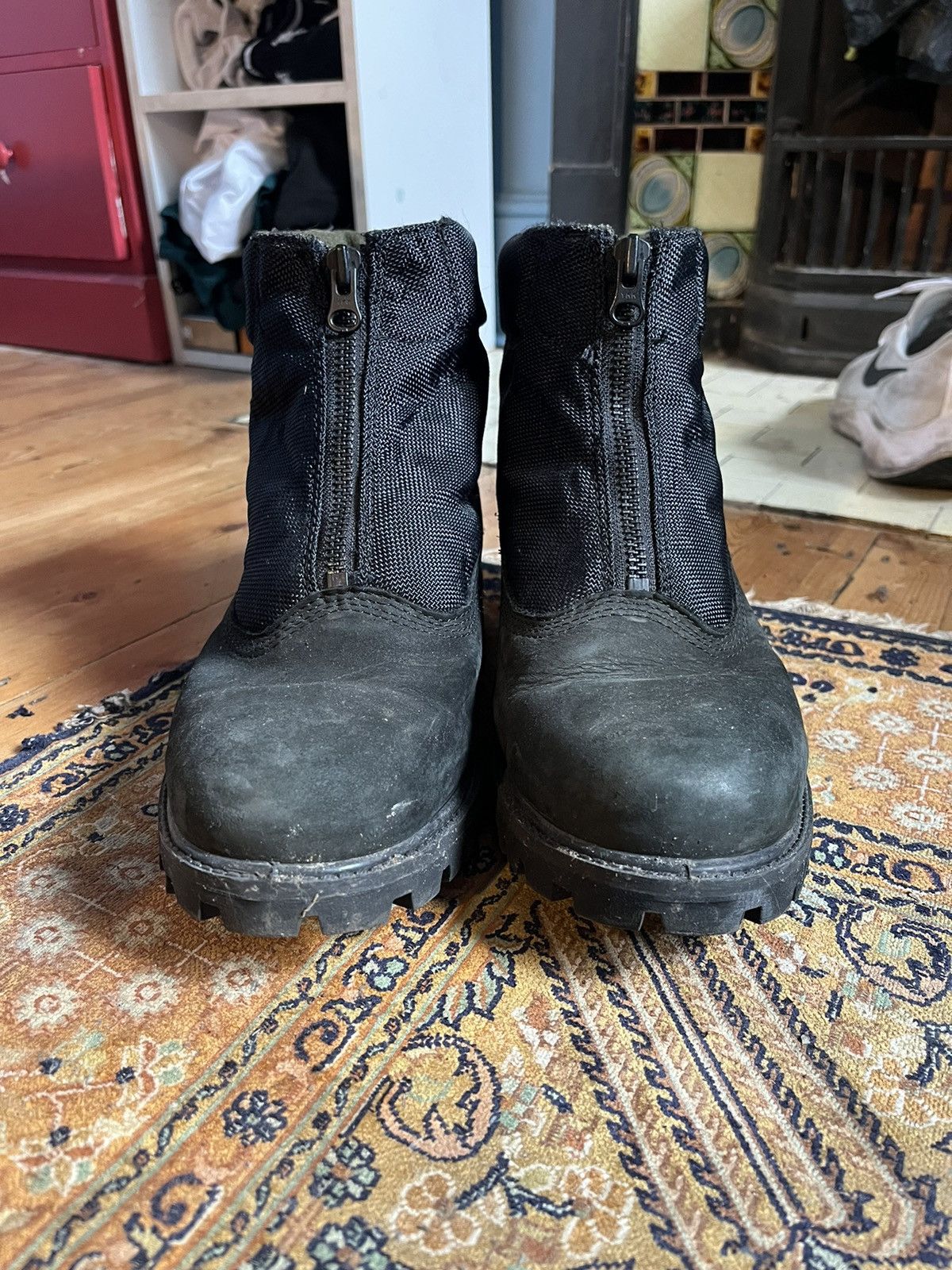 Timberland x Woolrich 2010s Black Zip up Boots Footwear