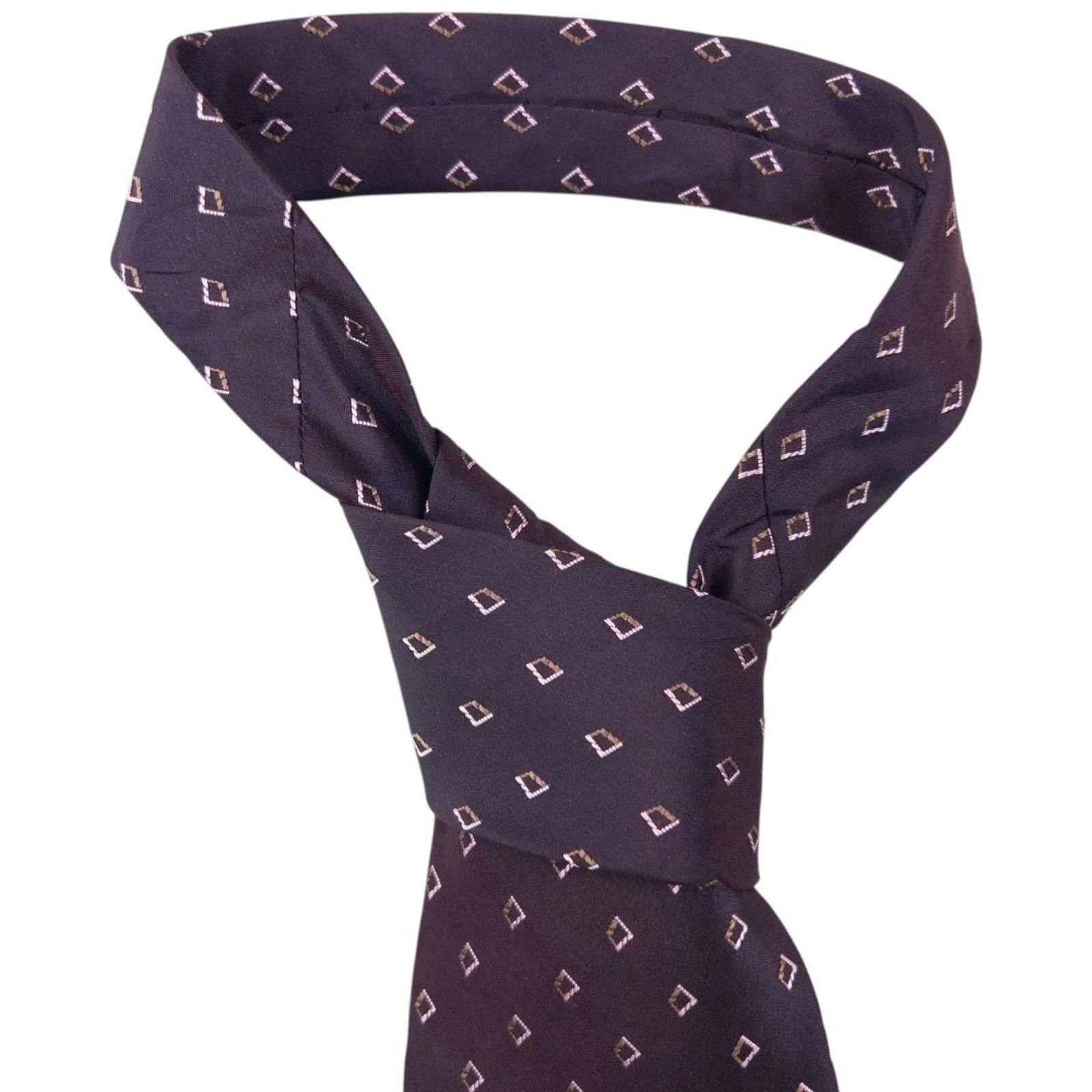 Issey Miyake Vintage 90s Issey Miyake Pattern Silk Tie Size ONE SIZE - 4 Thumbnail