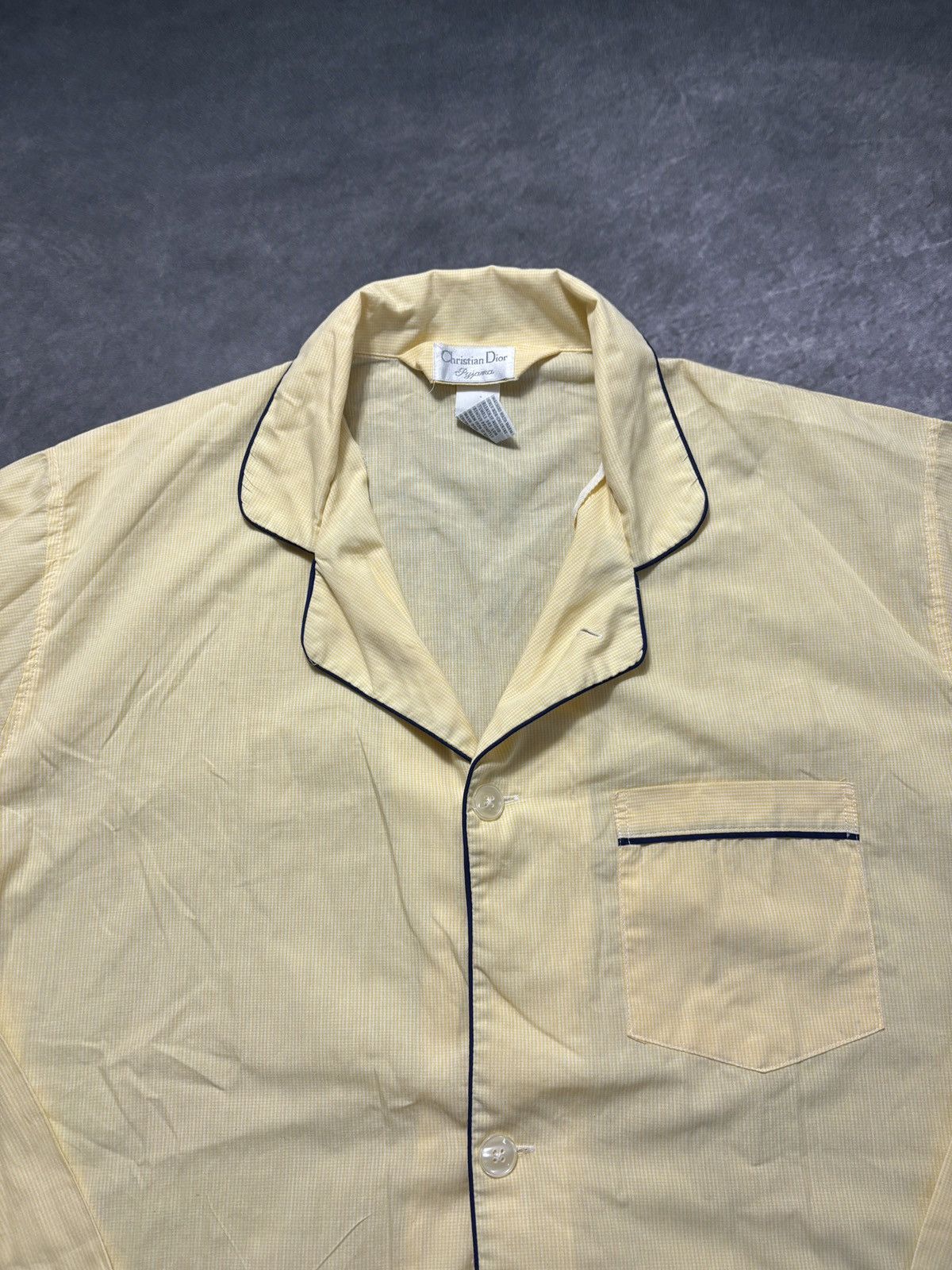 Christian Dior Monsieur Vintage Christian Dior Pyjama Shirt Sleep PJ 1990s Lounge Size US XL / EU 56 / 4 - 6 Thumbnail
