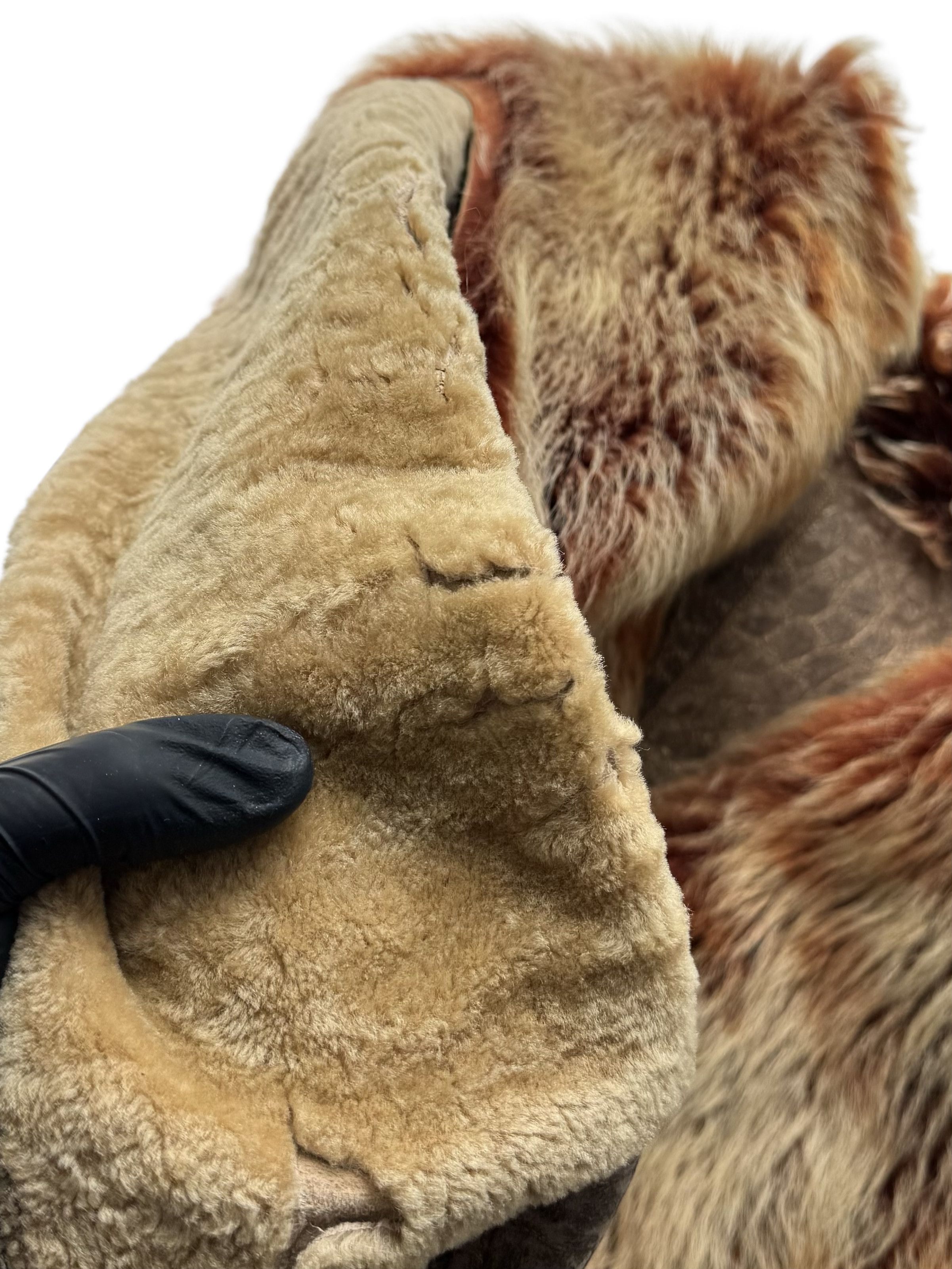 Vintage Vintage Real Sheepskin Coat Size L / US 10 / IT 46 - 9 Thumbnail