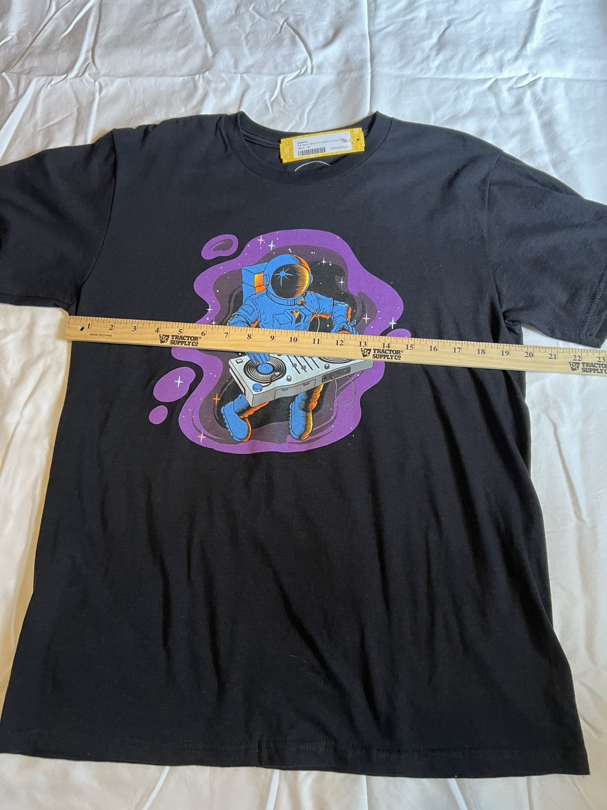 Capsule Black Astronaut DJ Graphic Tee (Stitch Fix Capsule) Size US XL / EU 56 / 4 - 5 Thumbnail