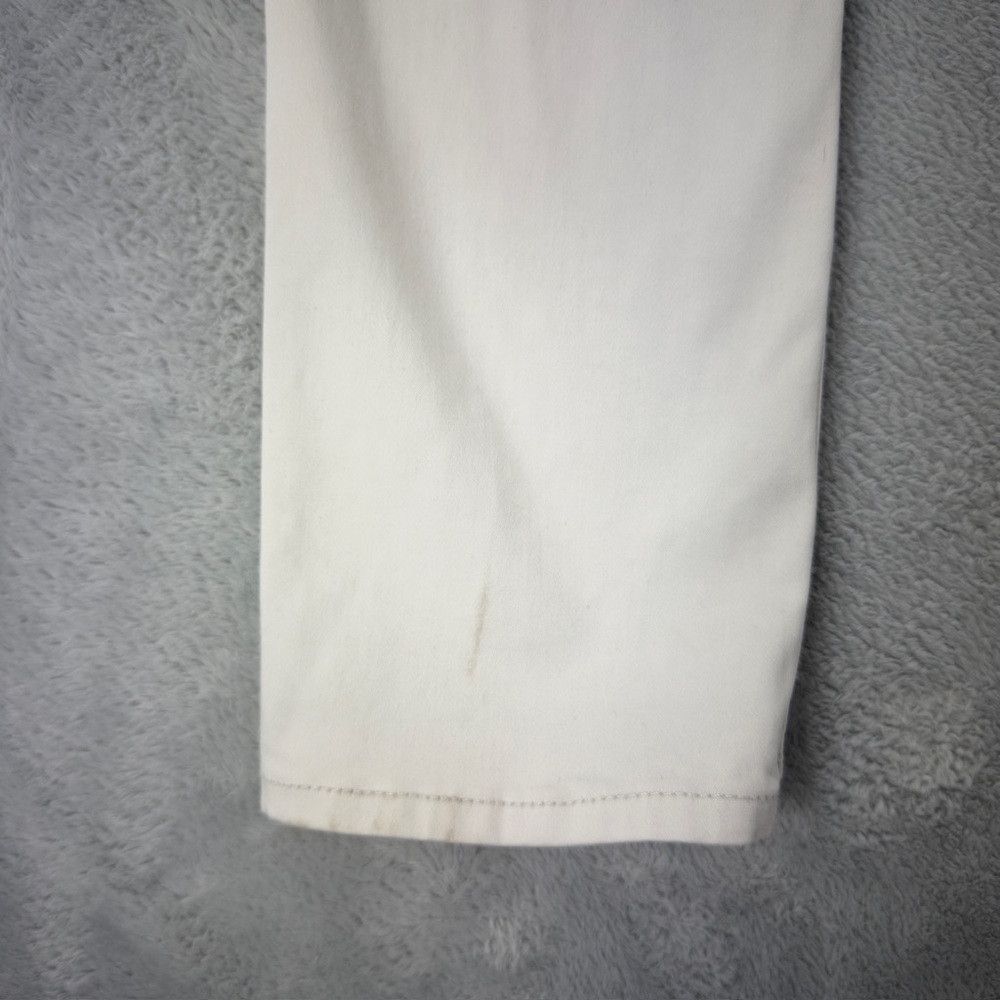 AG Adriano Goldschmied Ag Adriano Goldschmied Skinny Mid Rise Cigarette White Pant Size 27" / US 4 / IT 40 - 4 Thumbnail