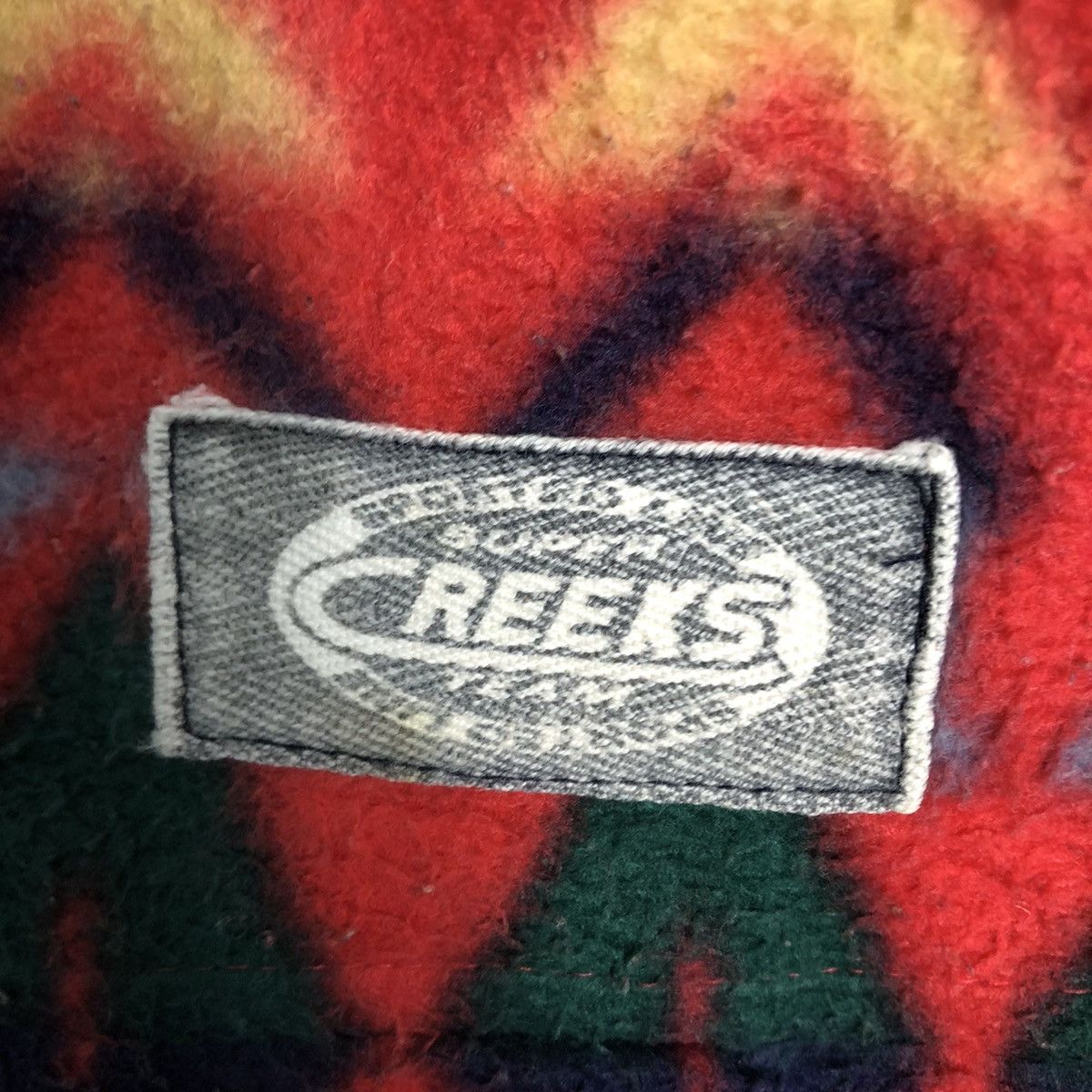 Vintage 🔥VINTAGE CREEKS USA FLEECE JACKET NATIVE NAVAJO ANORAK Size US M / EU 48-50 / 2 - 16 Thumbnail