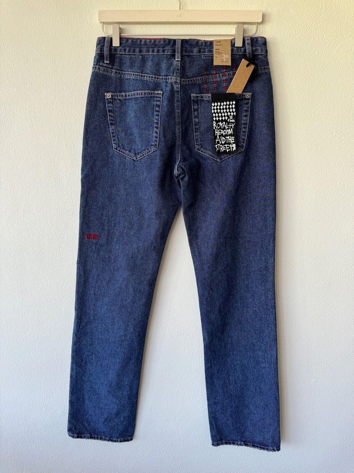 Ksubi new Ksubi mens denim jean hazlow 30 small blue red kolor Size US 30 / EU 46 - 5 Thumbnail