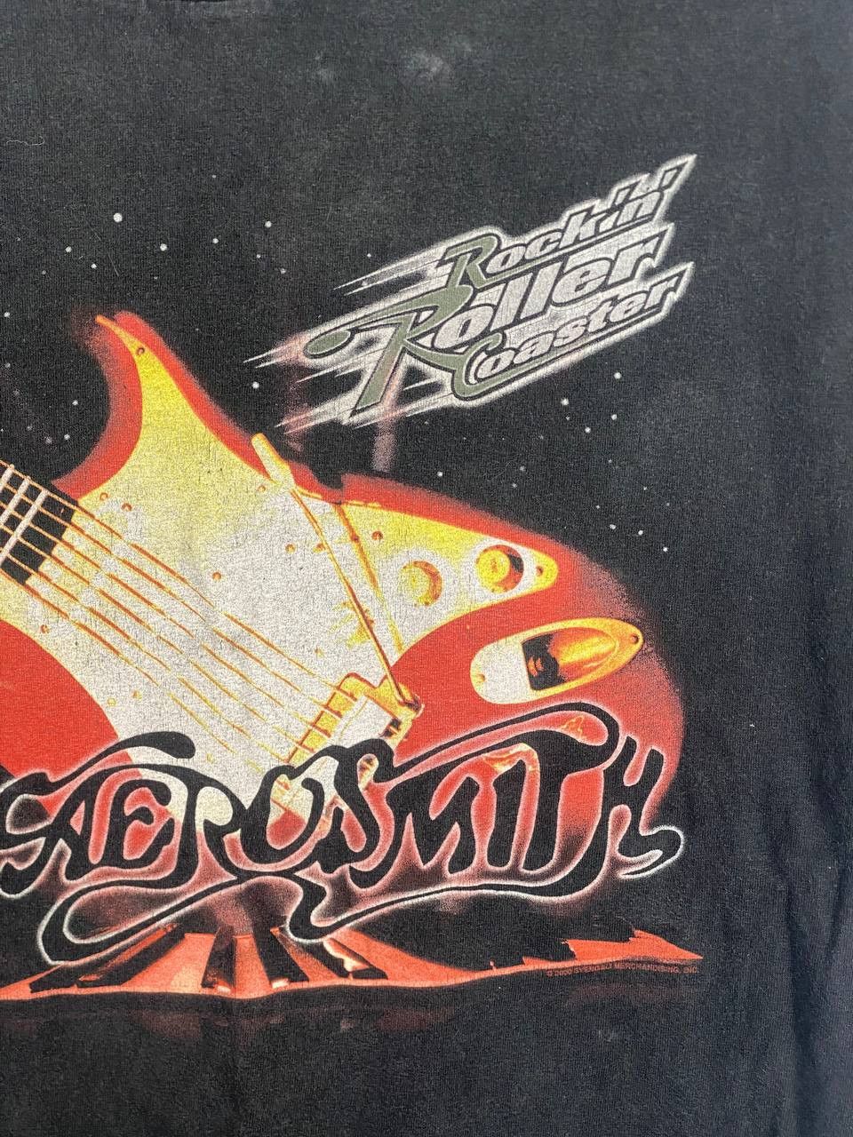 Band Tees × Vintage Vintage 1996 Aerosmith Disney Faded T Shirt Size US XL / EU 56 / 4 - 3 Thumbnail