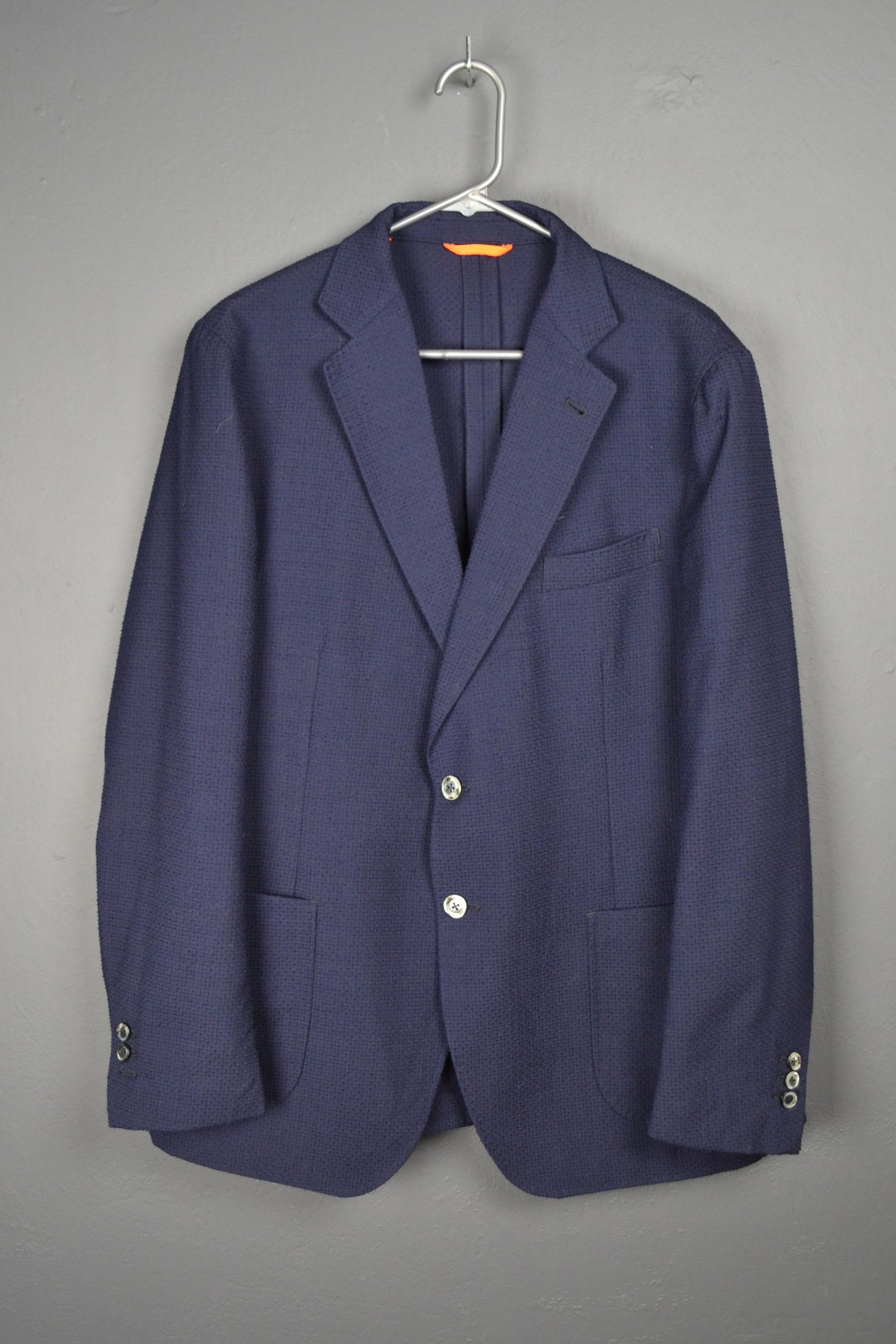 Tombolini Dream Flou 2 Navy Blue Sport Coat Blazer 56 46R
