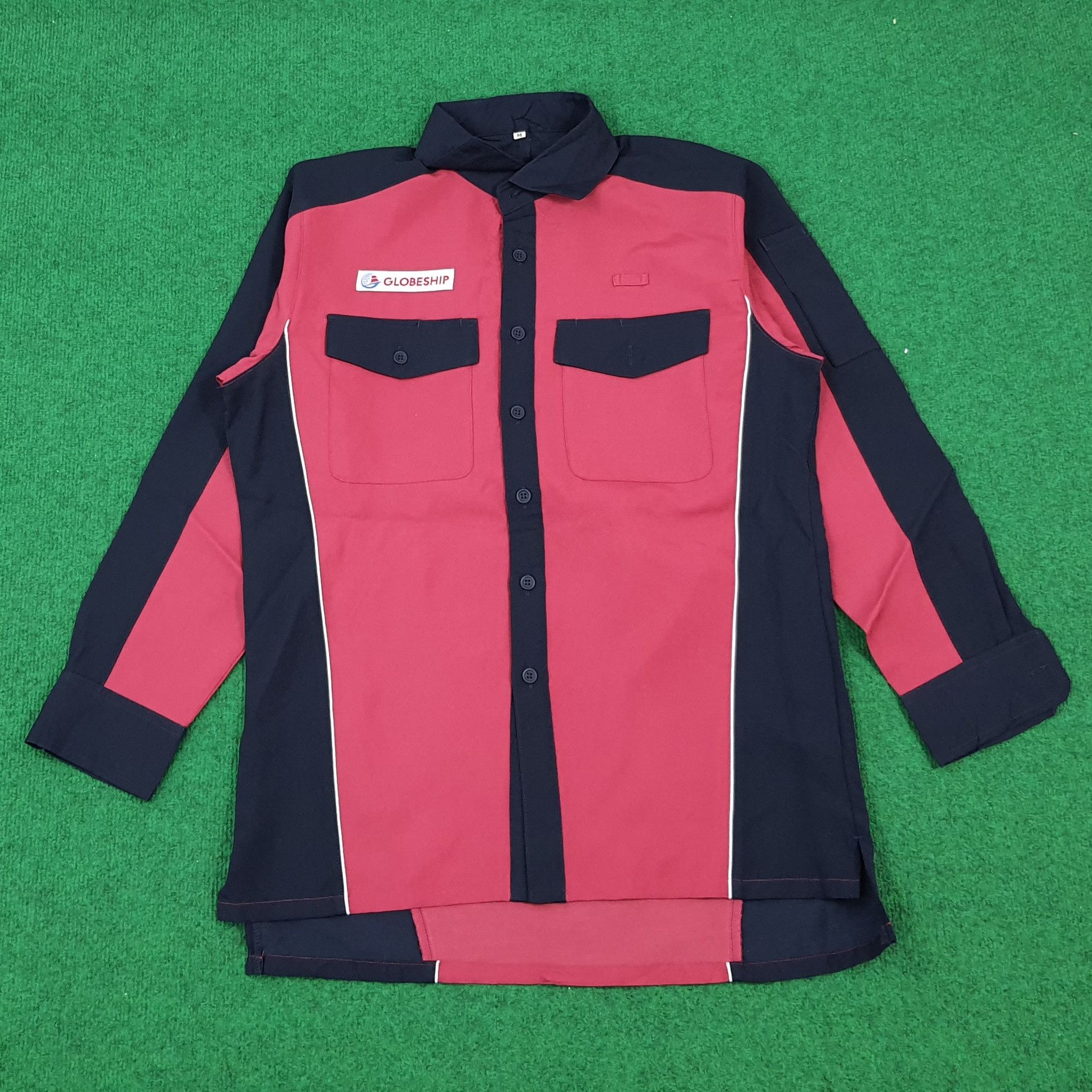 Japanese Brand × Vintage Vintage GLOBESHIP Japan Cargo Delivery Uniform Jacket Size US M / EU 48-50 / 2 - 3 Thumbnail