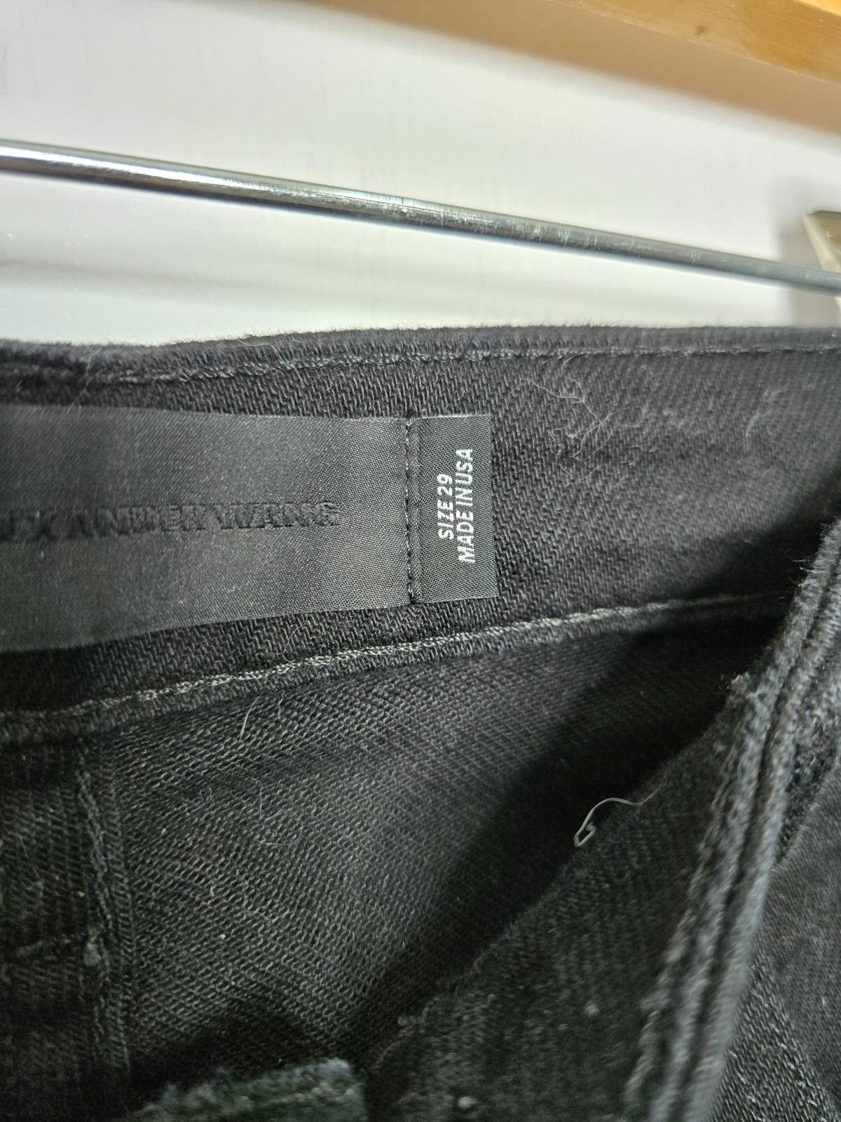 Alexander Wang Alexander Wang Jeans Women's 29 Black Denim Skinny Dark Wash Size 29" - 2 Thumbnail