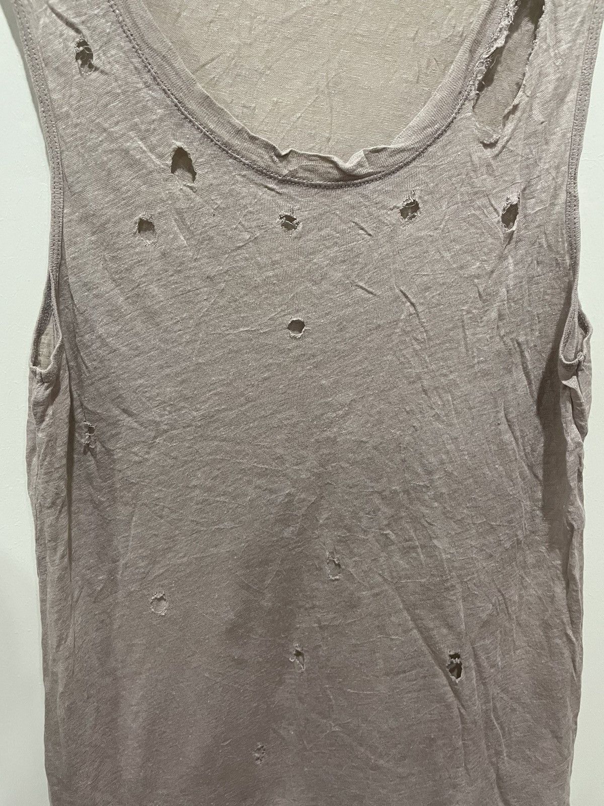 MONROW Monrow Distress Tank top Size S / US 4 / IT 40 - 3 Thumbnail