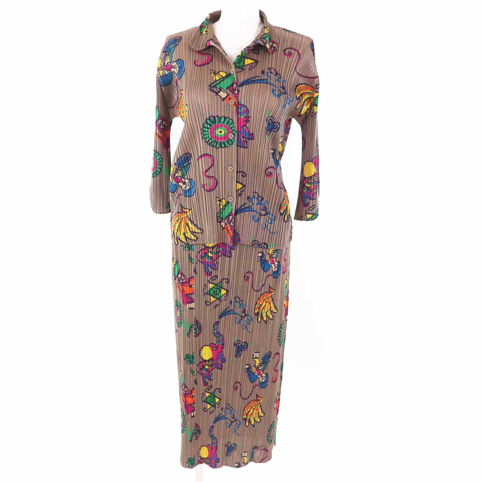 Issey Miyake Issey Miyake PLEATS PLEASE PLEATS PLEASE Series Polyester 2piece set Others Tops PP61-JJ842 PP61-JG844 Size ONE SIZE - 1 Thumbnail
