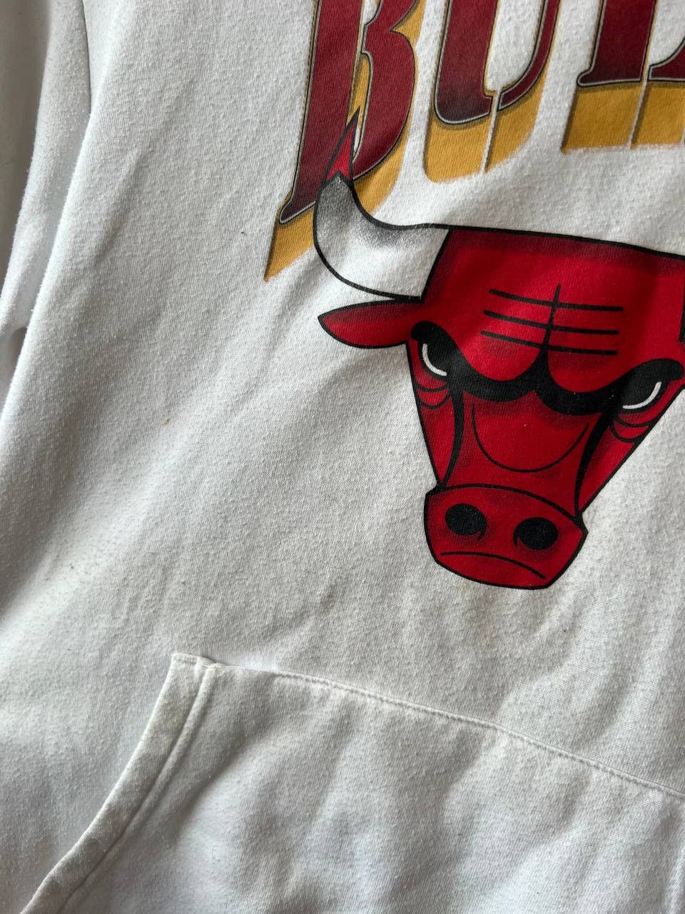 NBA CHICAGO BULLS NBA OVERPRINTED RETRO HOODIE SIZE S MENS Size US S / EU 44-46 / 1 - 8 Thumbnail