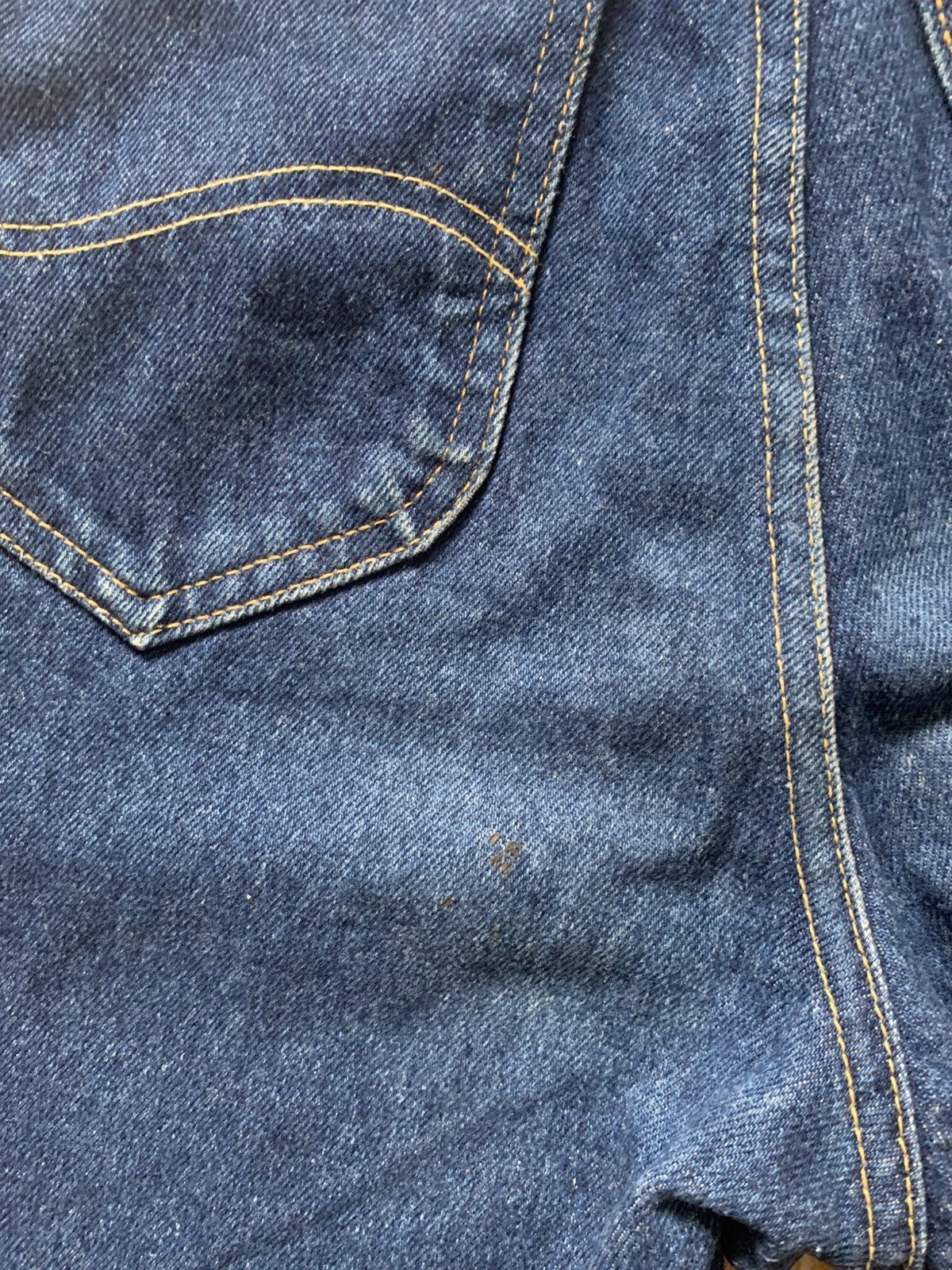 Lee × Vintage Rare!! Vintage 80s Lee Talon42 Zipper Made In USA Denim Pant Size 24" / US 00 / IT 34 - 16 Thumbnail