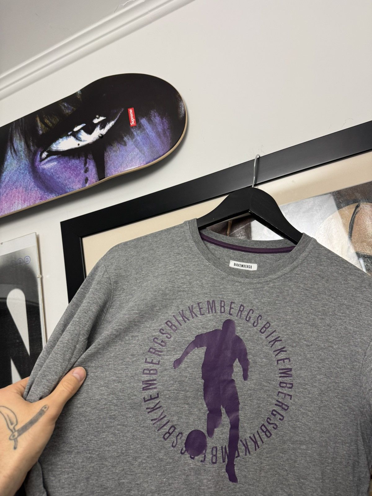 Dirk Bikkembergs Rare Y2k Dirk BIKKEMBERGS soccer football Long sleeve tshirt Size US L / EU 52-54 / 3 - 2 Thumbnail