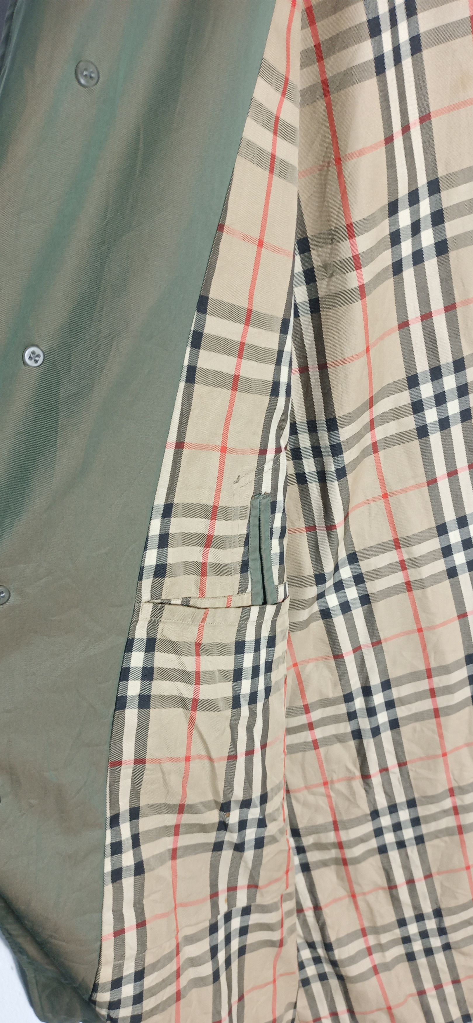 Burberry Vintage 90s💥Burberry Nova Check Trench Coat Size US M / EU 48-50 / 2 - 15 Thumbnail