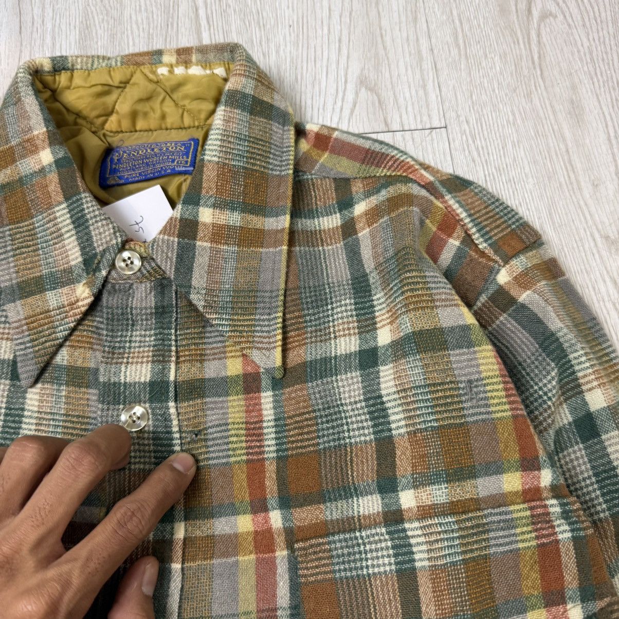Pendleton Pendleton vintage plaid wool flannel button shirt Size US L / EU 52-54 / 3 - 6 Thumbnail