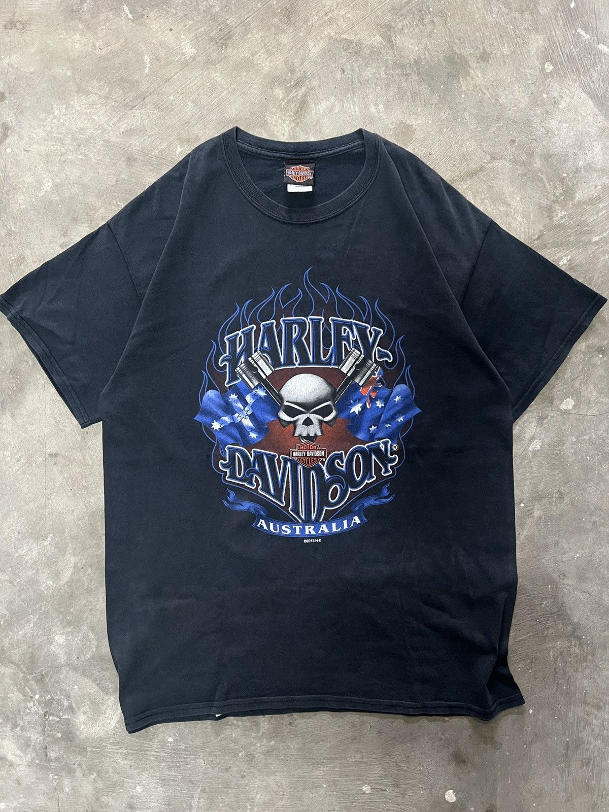 Harley Davidson Harley-Davidson Flaming Skull Tee Size US L / EU 52-54 / 3 - 2 Thumbnail