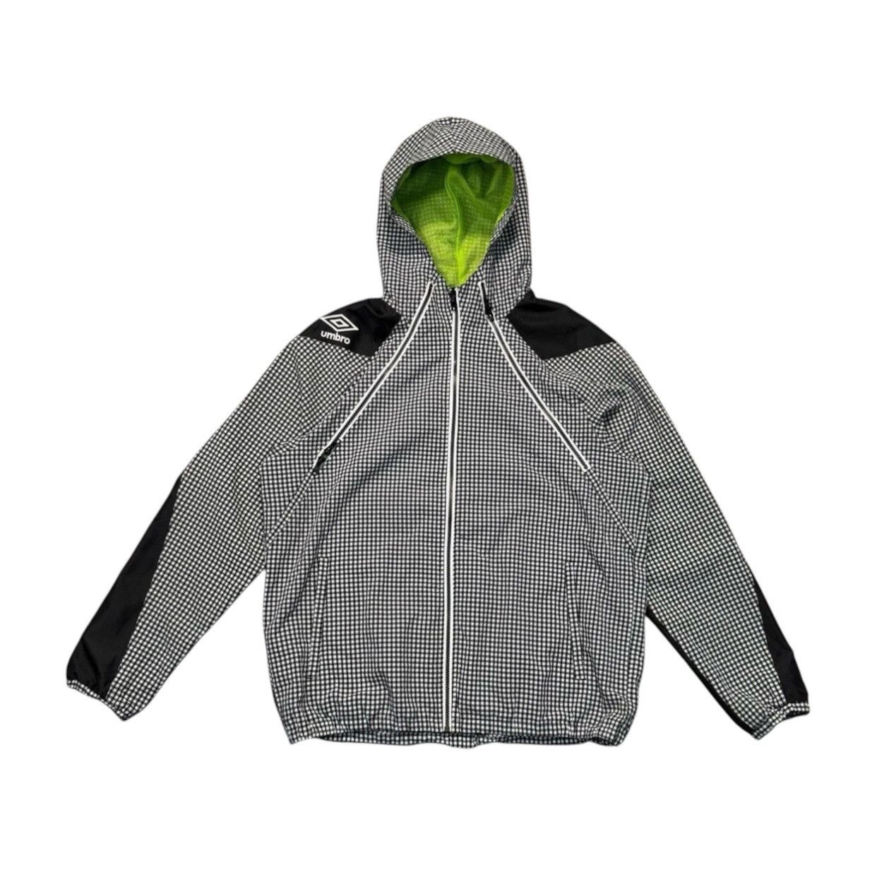 Umbro Vintage 2000s Umbro Gingham Gimmick Nylon Jacket Size US L / EU 52-54 / 3 - 1 Thumbnail