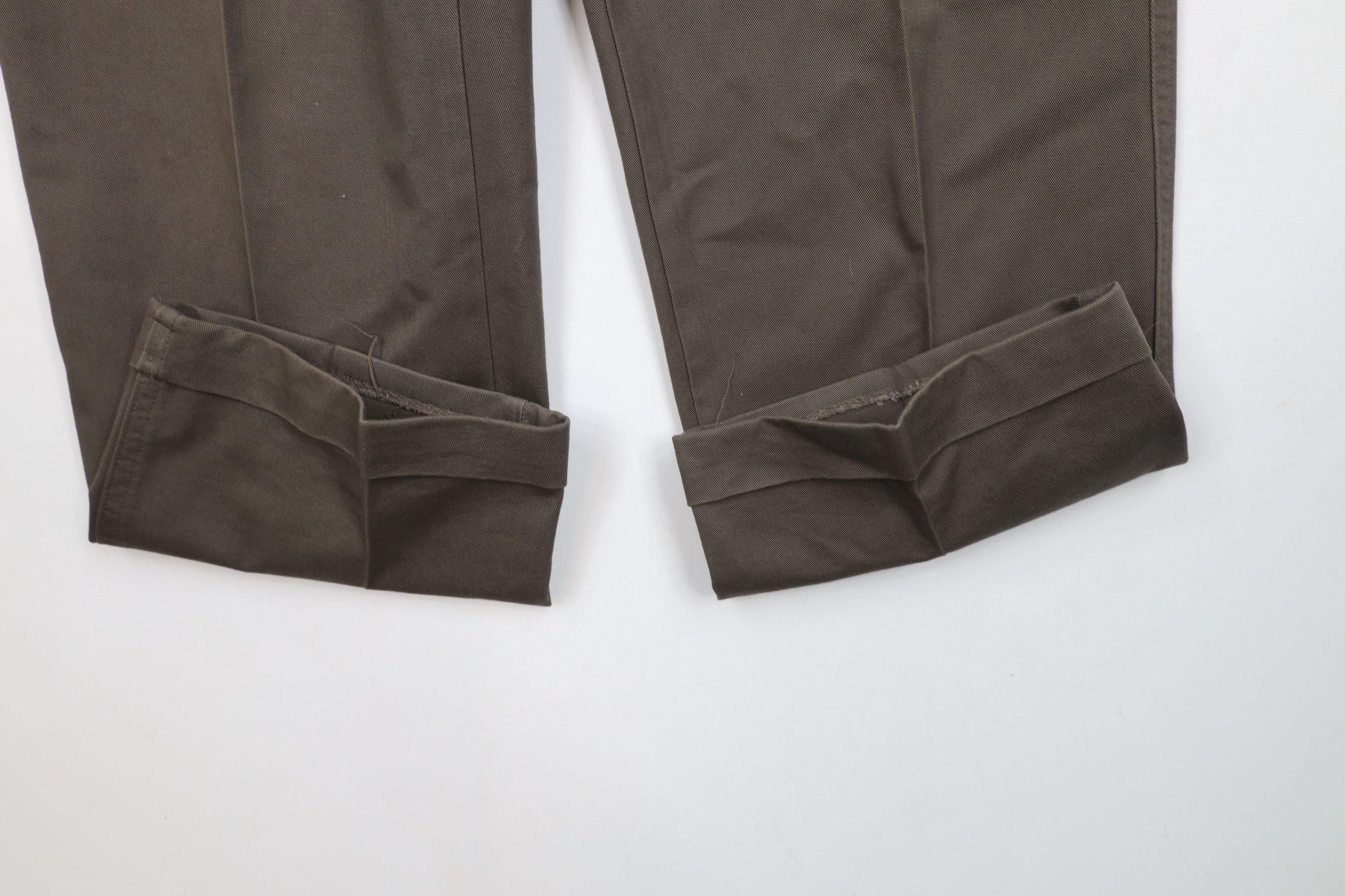 Vintage Vintage 90s Streetwear Pleated Cuffed Chino Pants Cotton Size US 34 / EU 50 - 7 Thumbnail