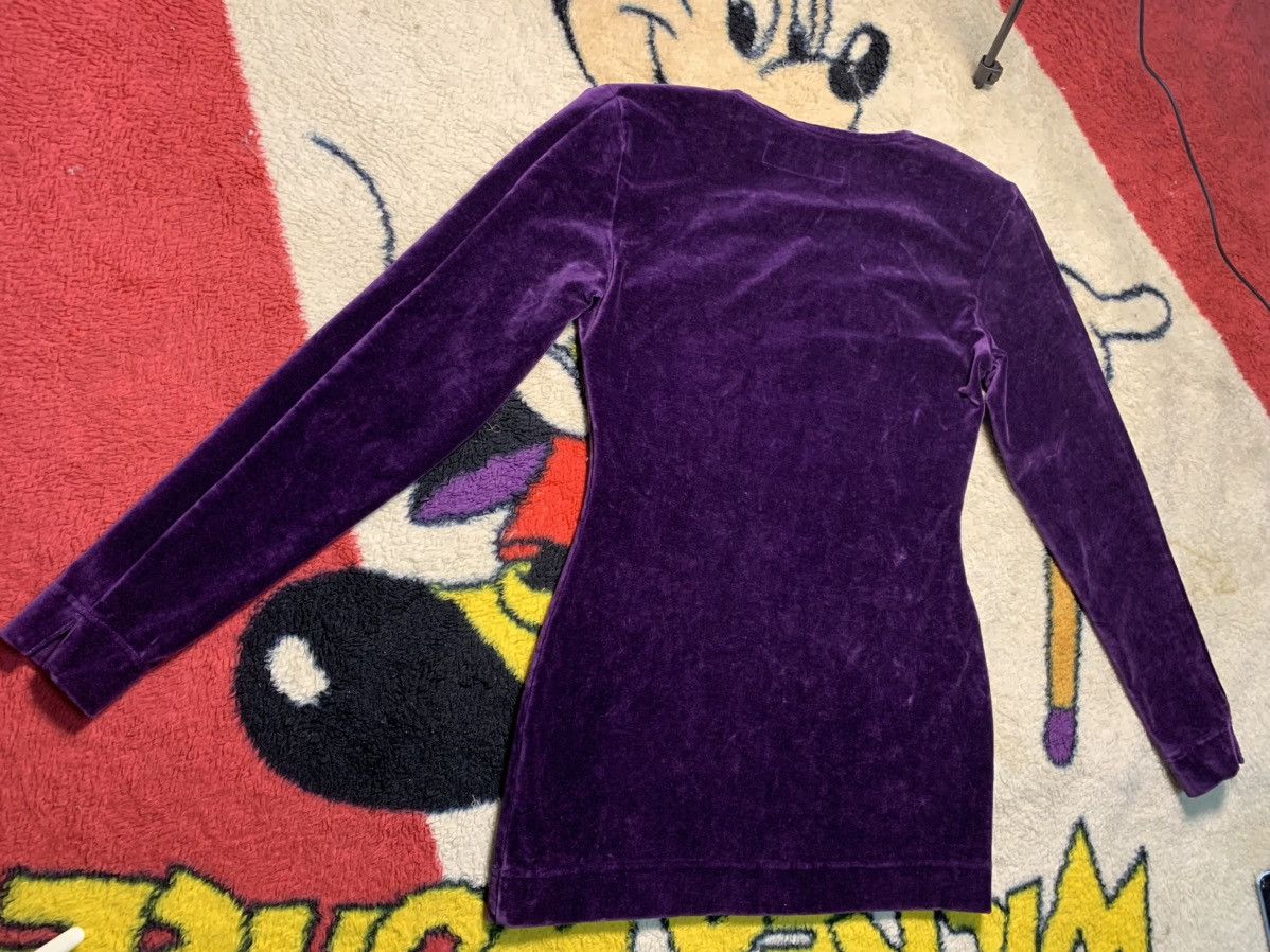 Japanese Brand × Katharine Hamnett London × Vintage 90s KATHARINE HAMNETT LONDON VELVET DRESS Size S / US 4 / IT 40 - 8 Thumbnail