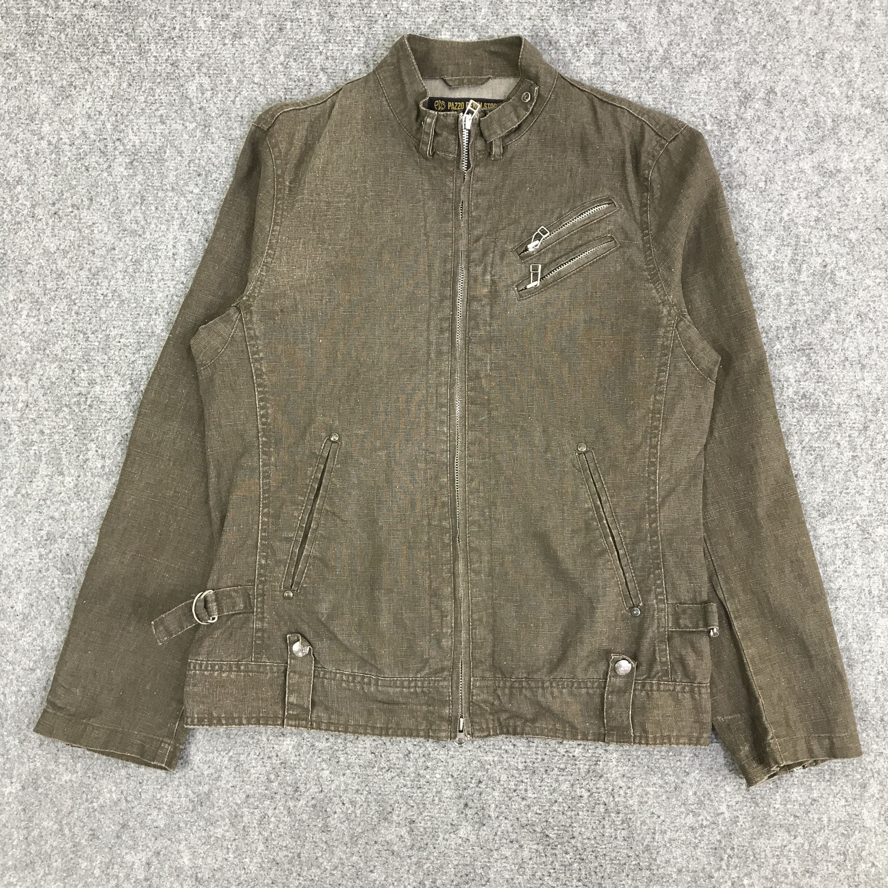 Pazzo JAPAN PAZZO DENIM BIKER DESIGN JACKET K57B21 Size US M / EU 48-50 / 2 - 1 Thumbnail