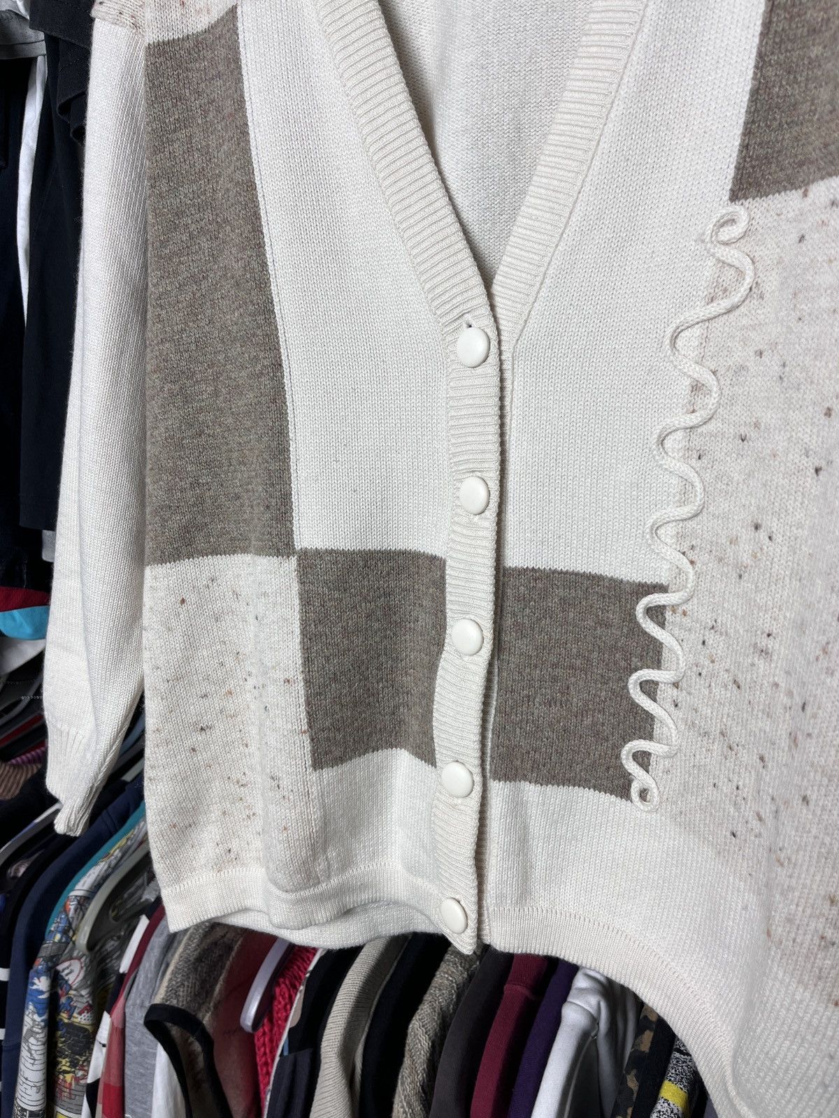 Vintage 1990s AMAZING BEAUTIFUL VINTAGE CARDIGAN - 1339 Size US M / EU 48-50 / 2 - 3 Thumbnail