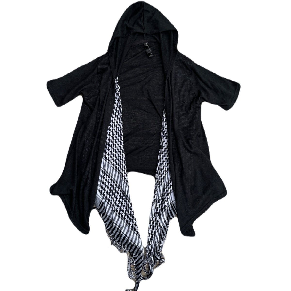 If Six Was Nine 2000s Japanese archive Vkei Layered Docking Sheer Cardigan Size US M / EU 48-50 / 2 - 2 Thumbnail