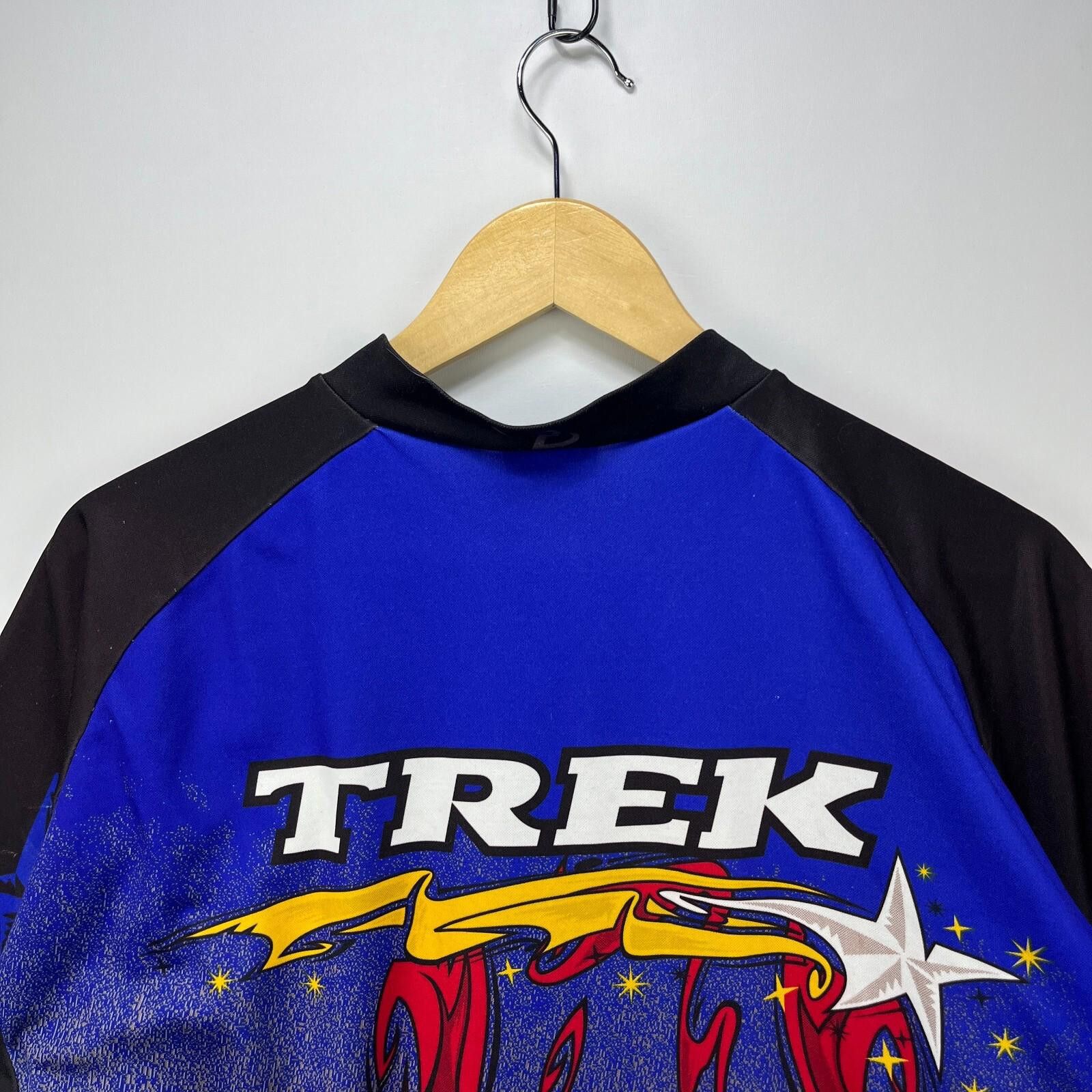 Tek Gear Vintage 90s Trek Pro Cycling Jersey AOP XXL USA Size ONE SIZE - 7 Thumbnail