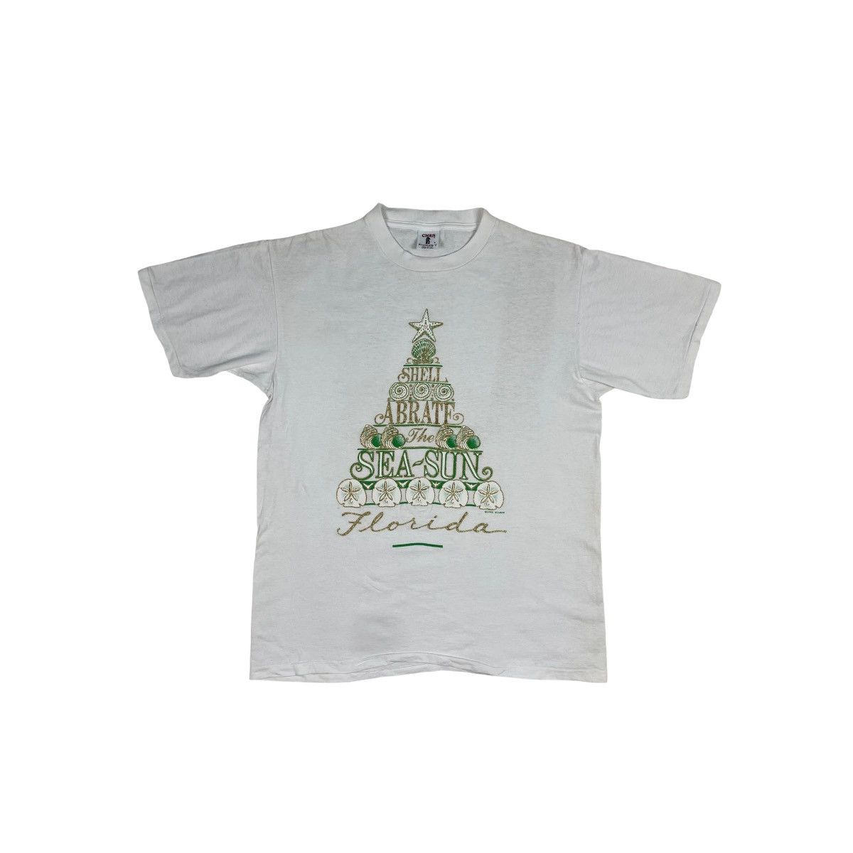 Designer Vintage 1992 Wilbur Sea Sun Florida Tee Size US L / EU 52-54 / 3 - 1 Thumbnail