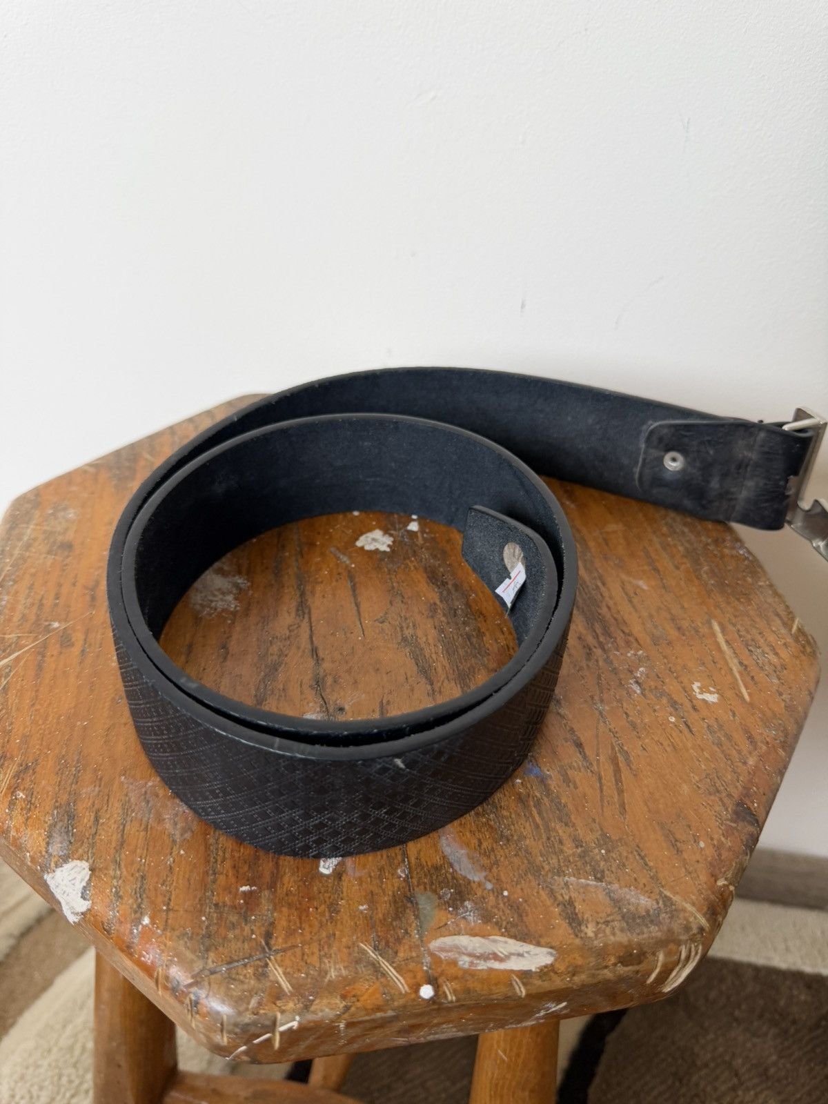 Armani Vintage Armani 90s Leather Y2K Metal logo opium style belt Size ONE SIZE - 5 Thumbnail