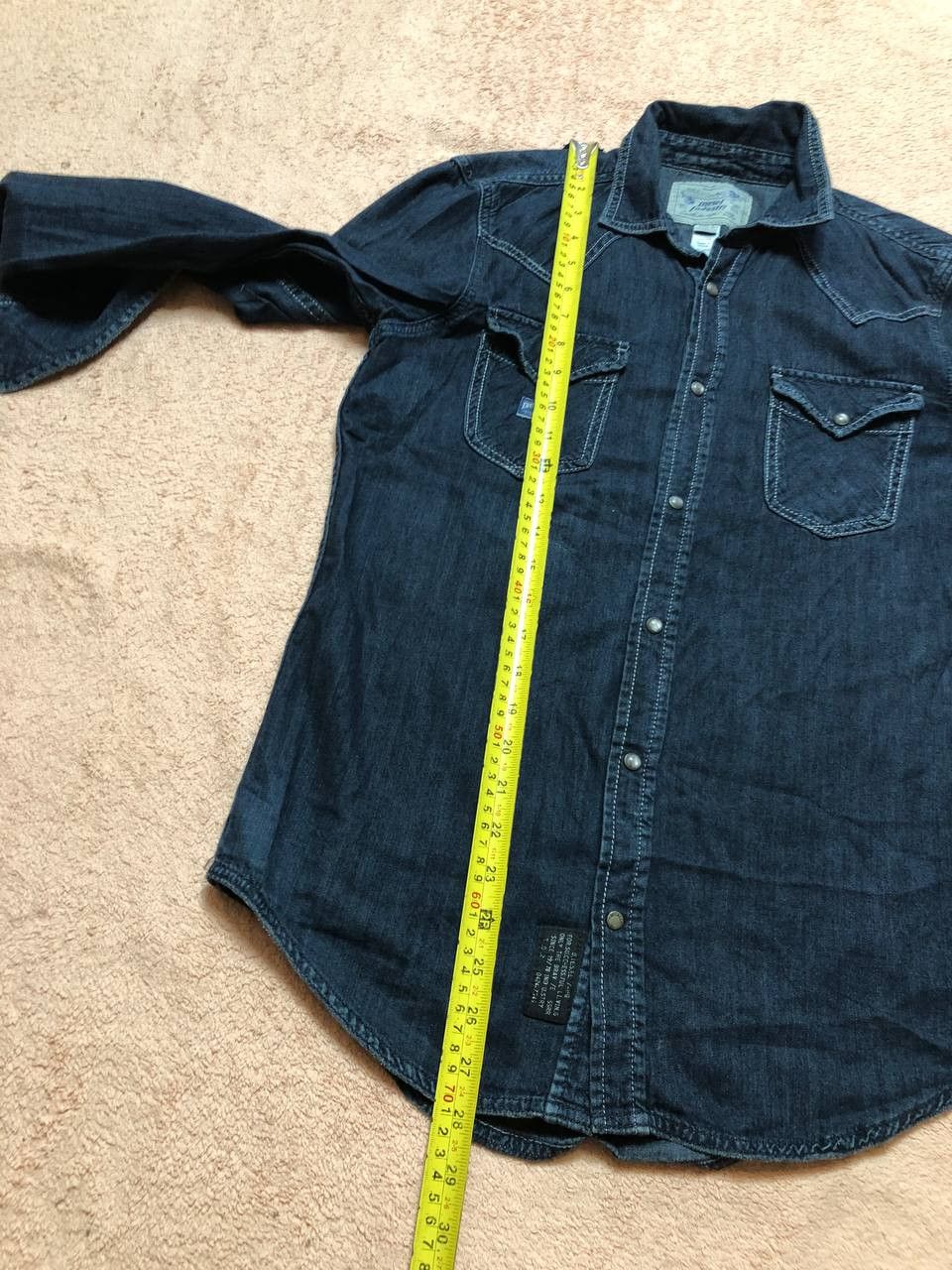 Diesel Vintage denim Shirt Y2K Diesel size S streetwear Size US S / EU 44-46 / 1 - 16 Thumbnail