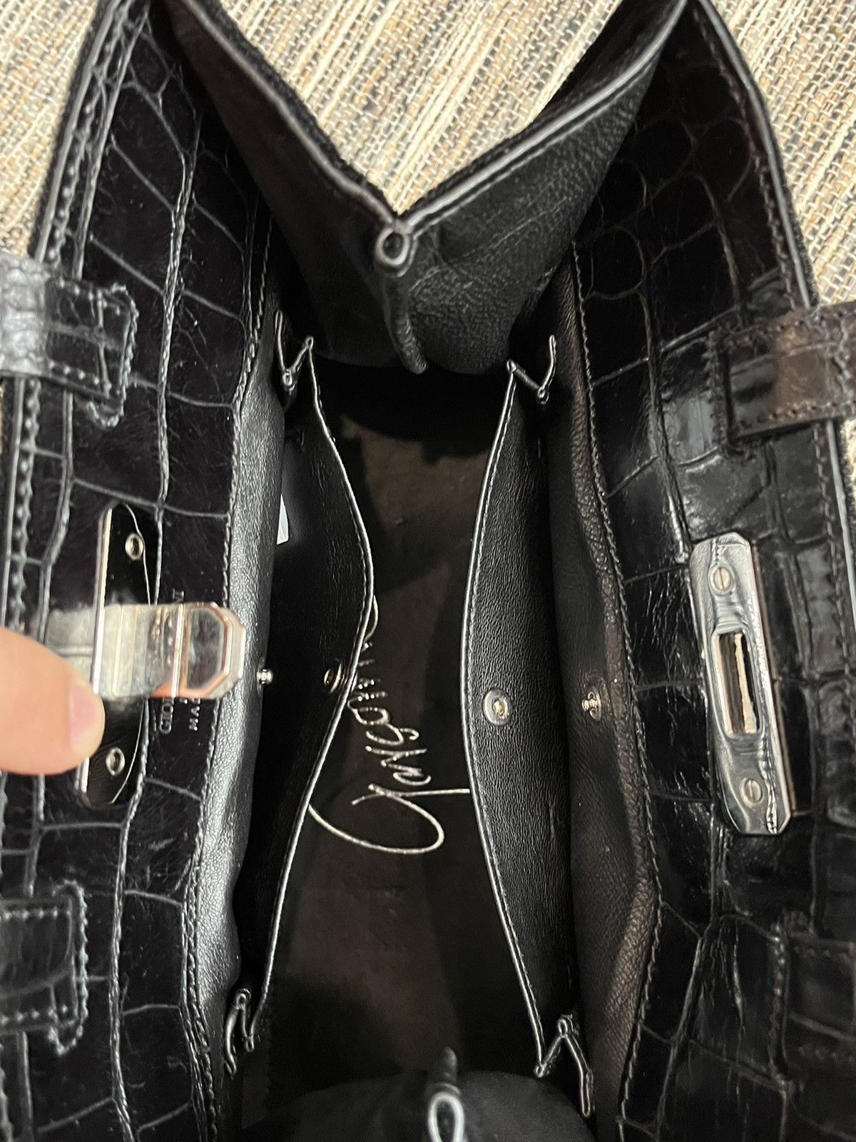 Emporio Armani Hype Giorgio Armani Gargonne bag luxury velour Y2K Size ONE SIZE - 12 Thumbnail