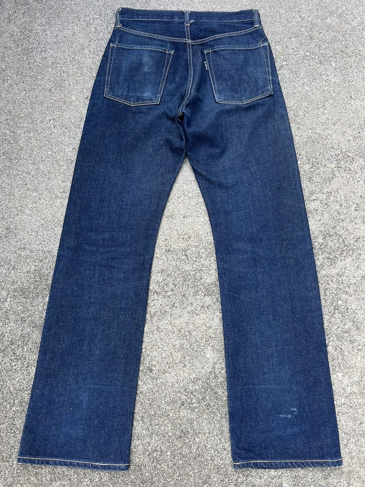 45rpm Vintage 90s 45rpm Japan Mud Denim Straight Leg Jeans Size US 32 / EU 48 - 2 Thumbnail