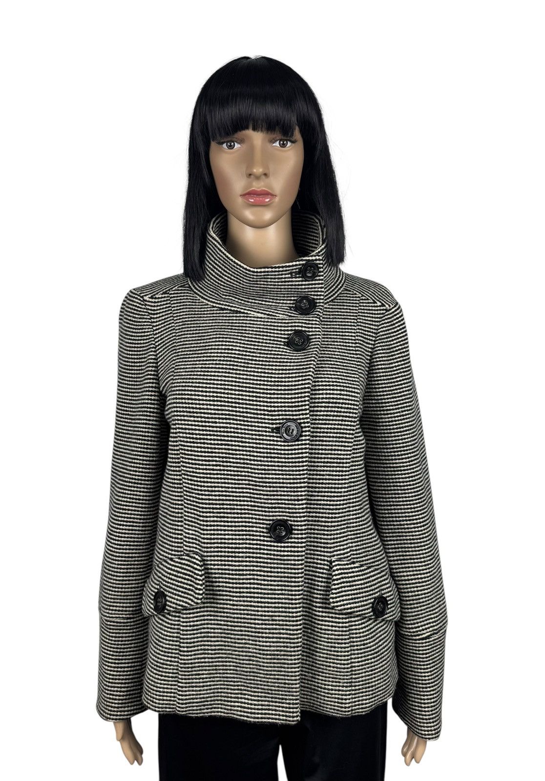 Weekend Max Mara Weekend Max Mara Wool Pea Coat Button Up size UK12 US10 Size M / US 6-8 / IT 42-44 - 1 Thumbnail