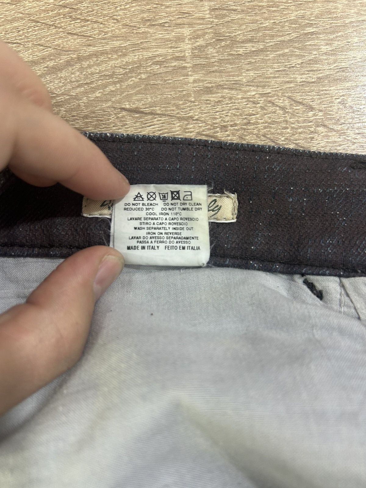 Jean Paul Gaultier Archive JPG Waxed Denim Jeans Size US 30 / EU 46 - 8 Thumbnail