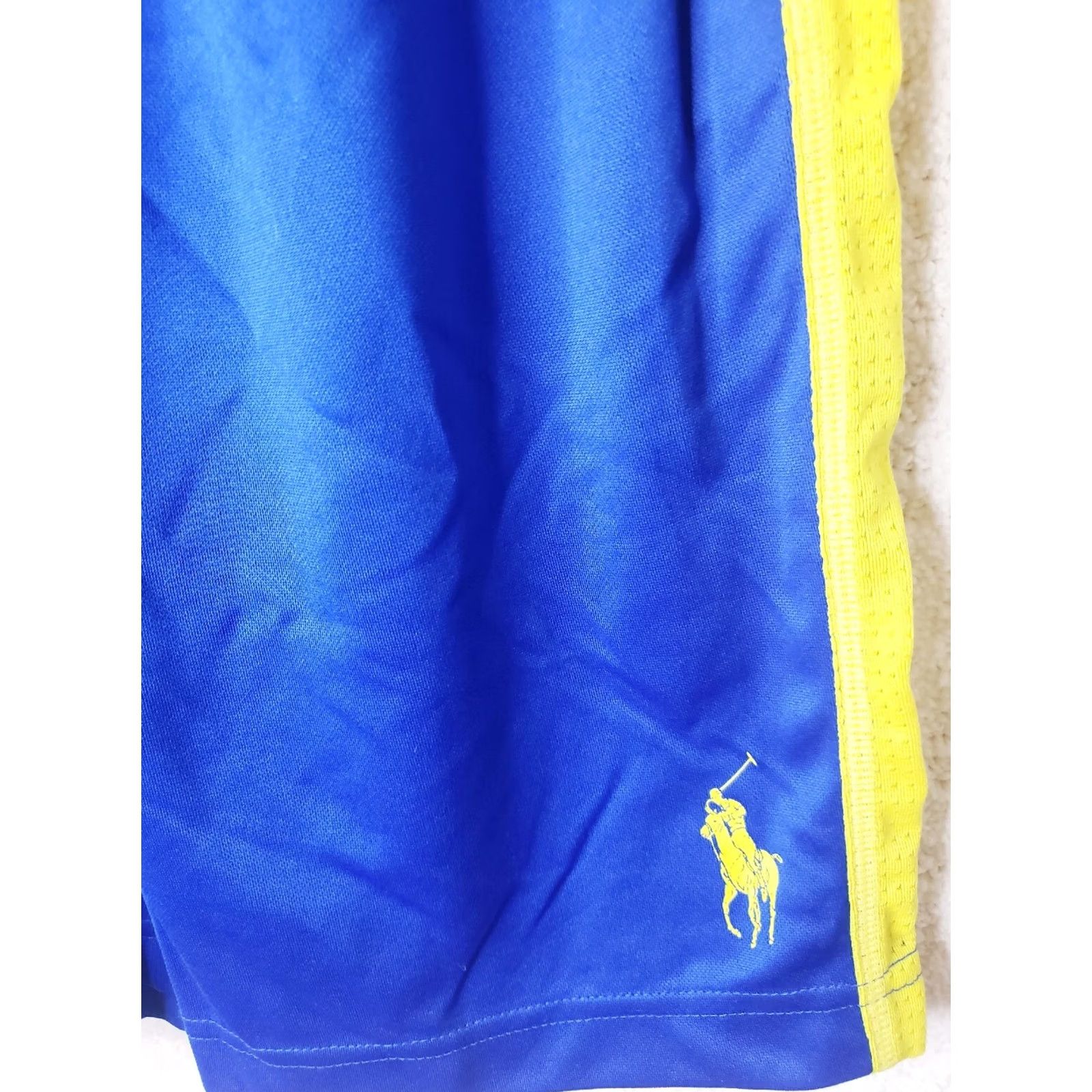Polo Ralph Lauren Polo Ralph Lauren Shorts Men's M Blue Yellow Performance Athletic Gym Unlined Athletic Size US M / EU 48-50 / 2 - 4 Thumbnail