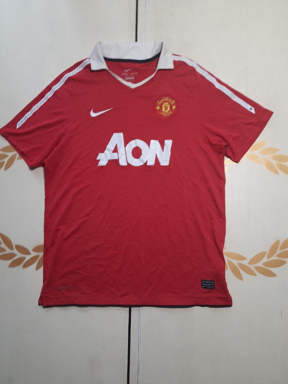 Nike Nike Manchester United Home Jersey 2010-2011 Size US L / EU 52-54 / 3 - 1 Thumbnail