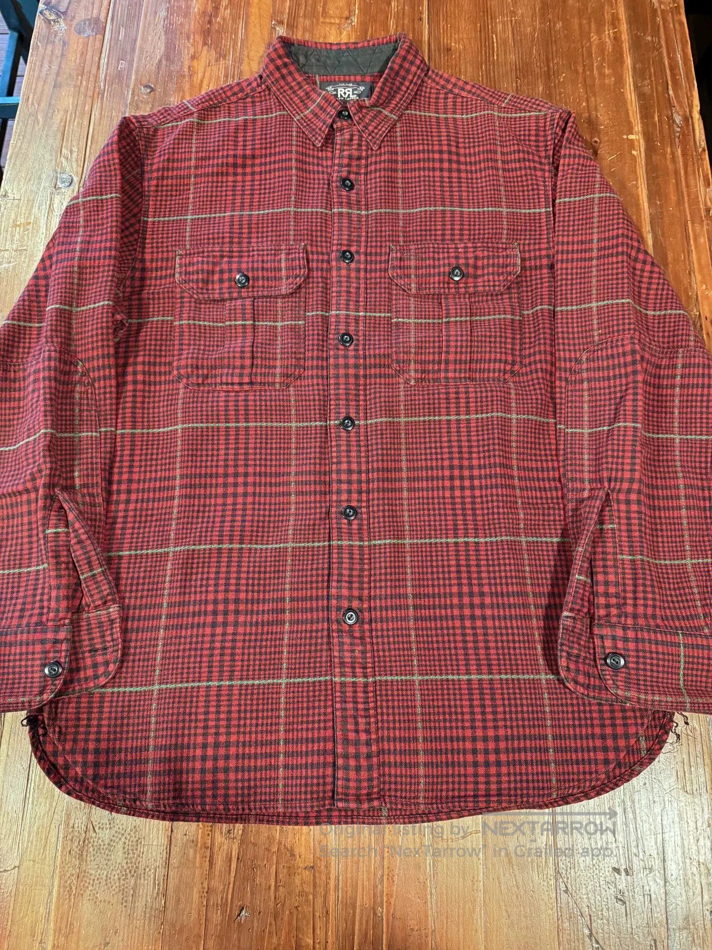 RRL Ralph Lauren RRL Ralph Lauren Plaid Work Shirt. Size US M / EU 48-50 / 2 - 1 Thumbnail