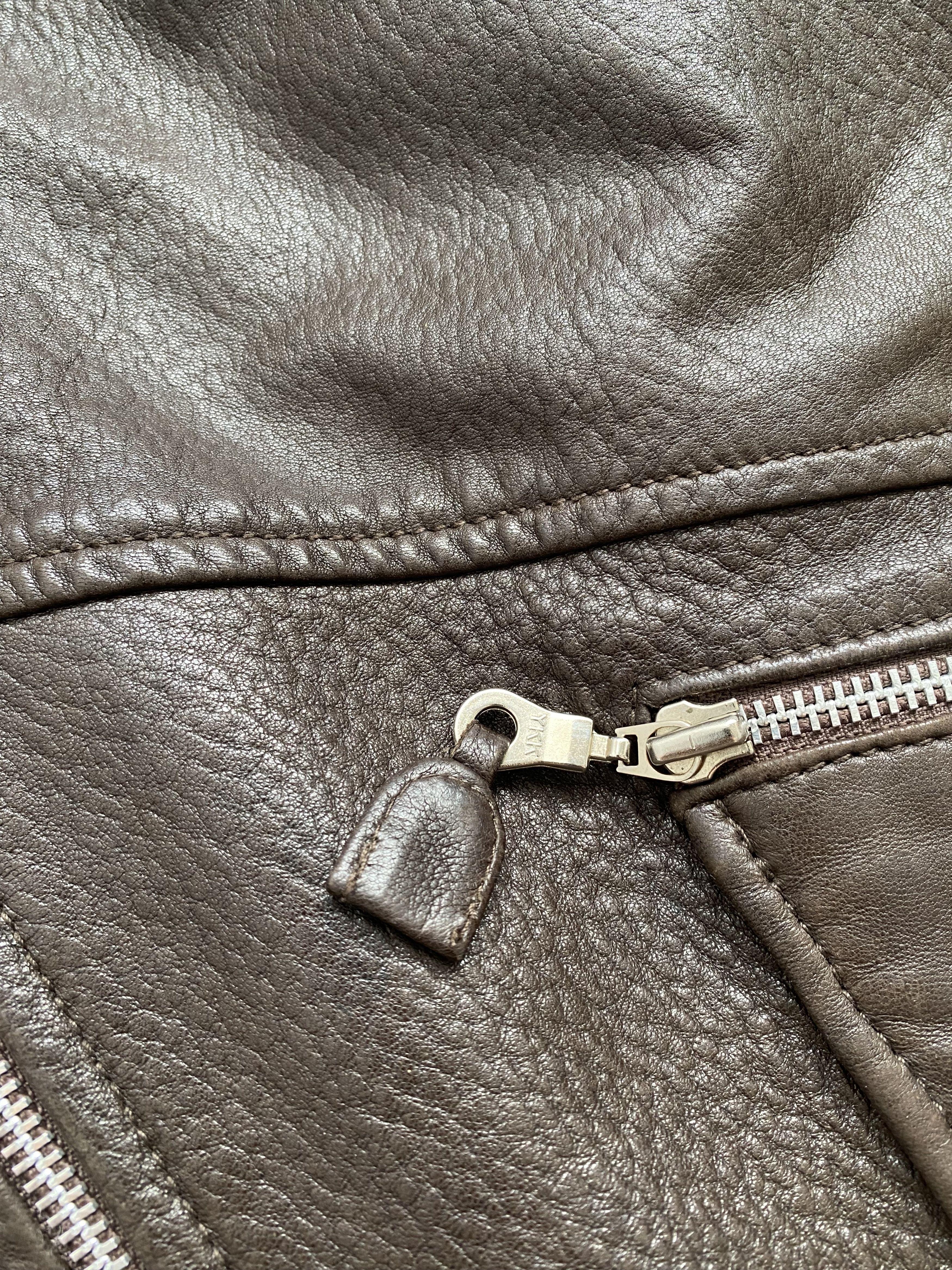 Other Sylvie Schimmel Paris Leather Hooded Oversized Jacket Size XS / US 0-2 / IT 36-38 - 7 Thumbnail