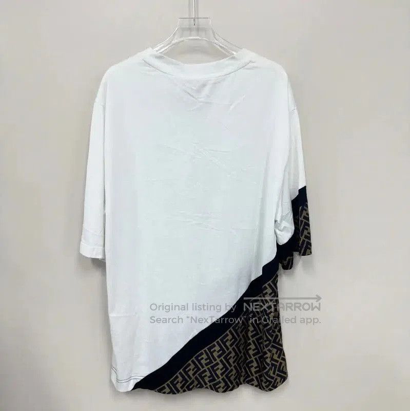 Fendi Fendi Men's White T-Shirt with Logo Design . Size US L / EU 52-54 / 3 - 2 Thumbnail