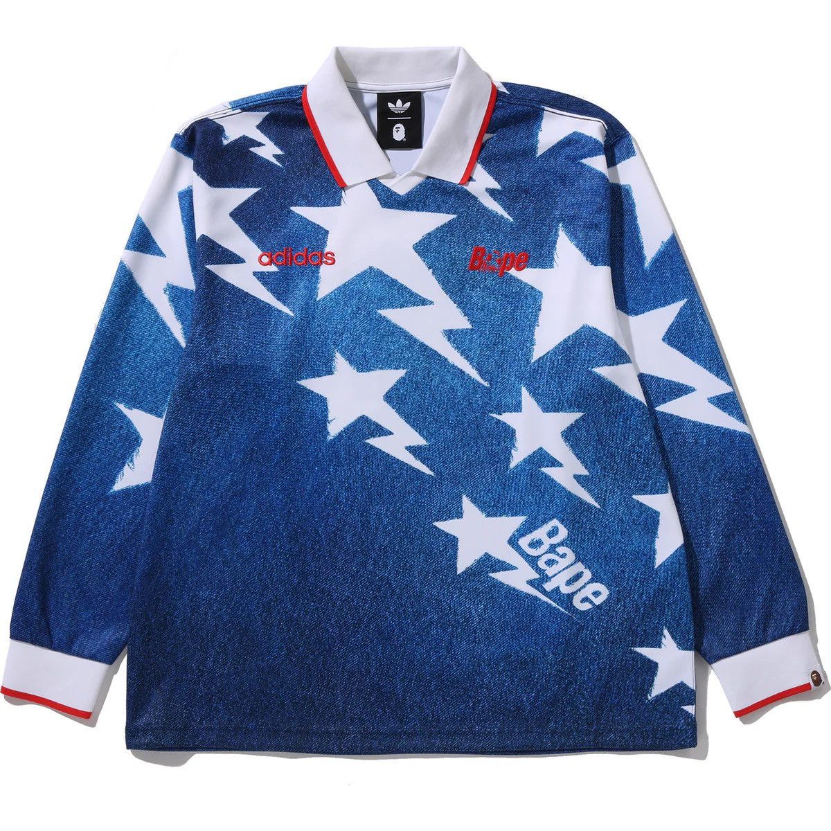 Adidas × Bape Bape Adidas Star Jersey Size US M / EU 48-50 / 2 - 1 Thumbnail