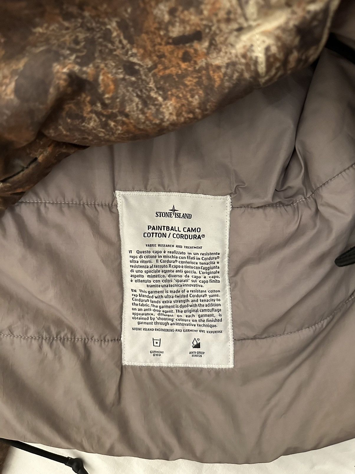 Stone Island Stone Island Paintball Camo Cotton/Cordura Size US XL / EU 56 / 4 - 7 Thumbnail