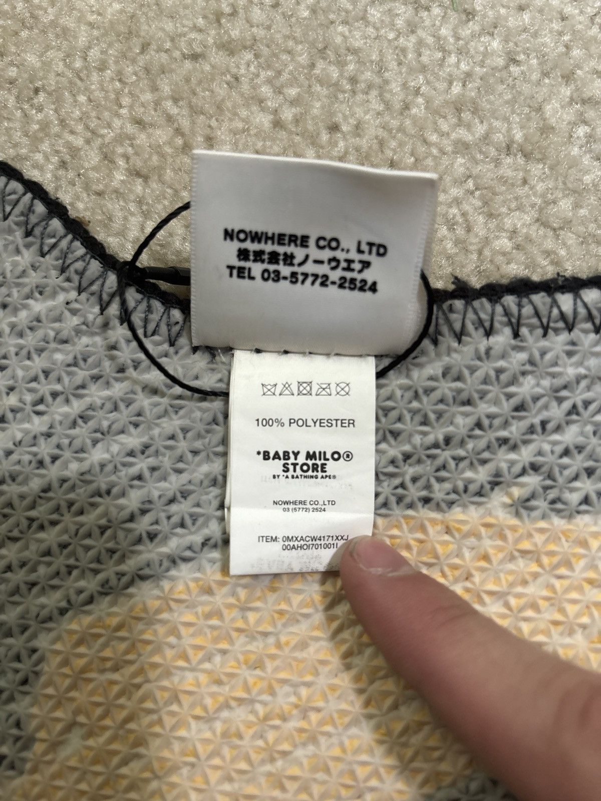 Bape Bape “baby milo” Rug Size ONE SIZE - 4 Thumbnail