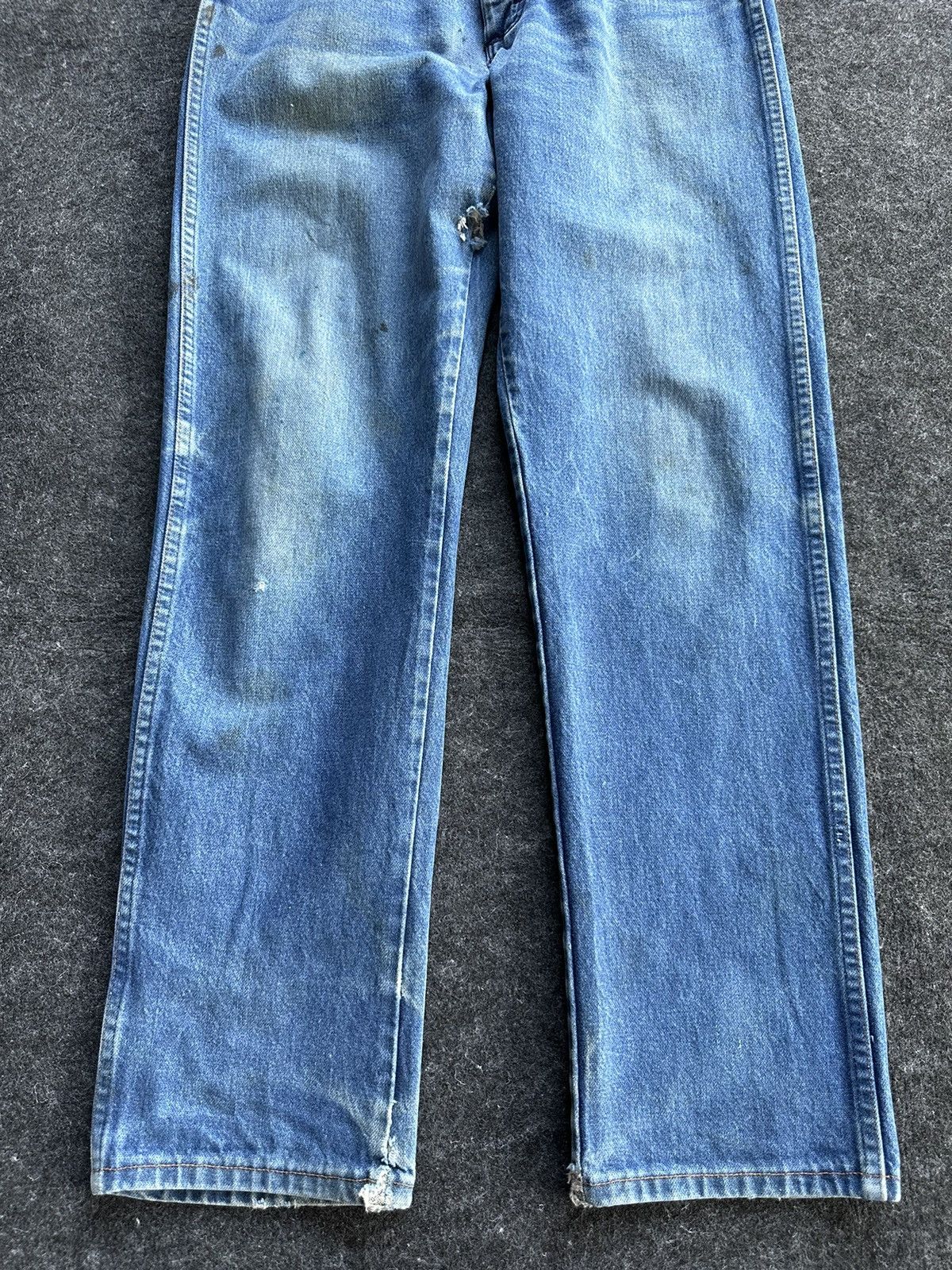 Vintage × Wrangler Vintage Wrangler Dirty Blue Washed Denim D476 Size US 30 / EU 46 - 3 Thumbnail