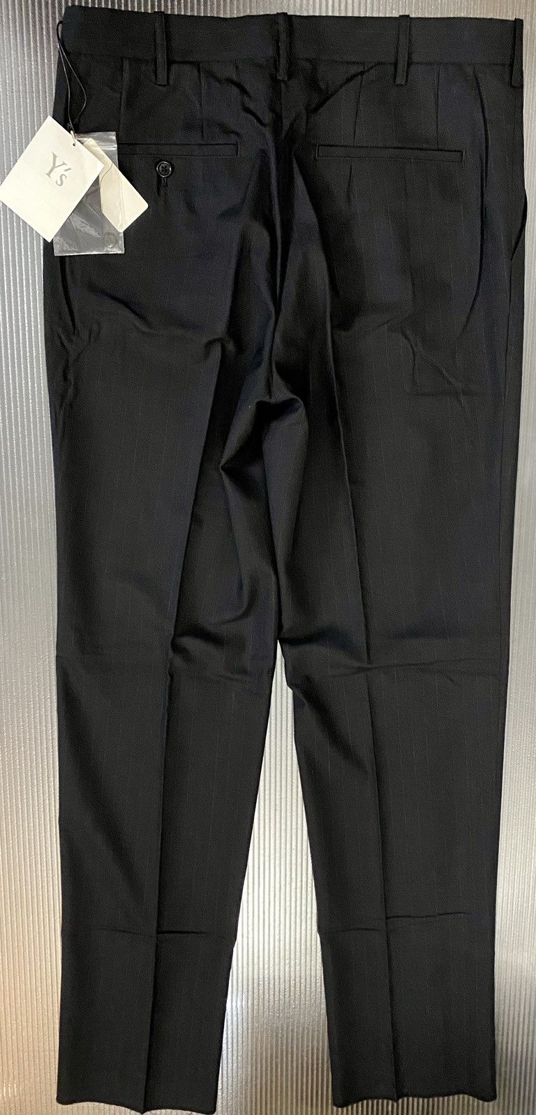 Y's Y’s yohji yamamoto 🇯🇵 Nero mute pinstripe wool slacks 3 NWT Size US 36 / EU 52 - 6 Thumbnail