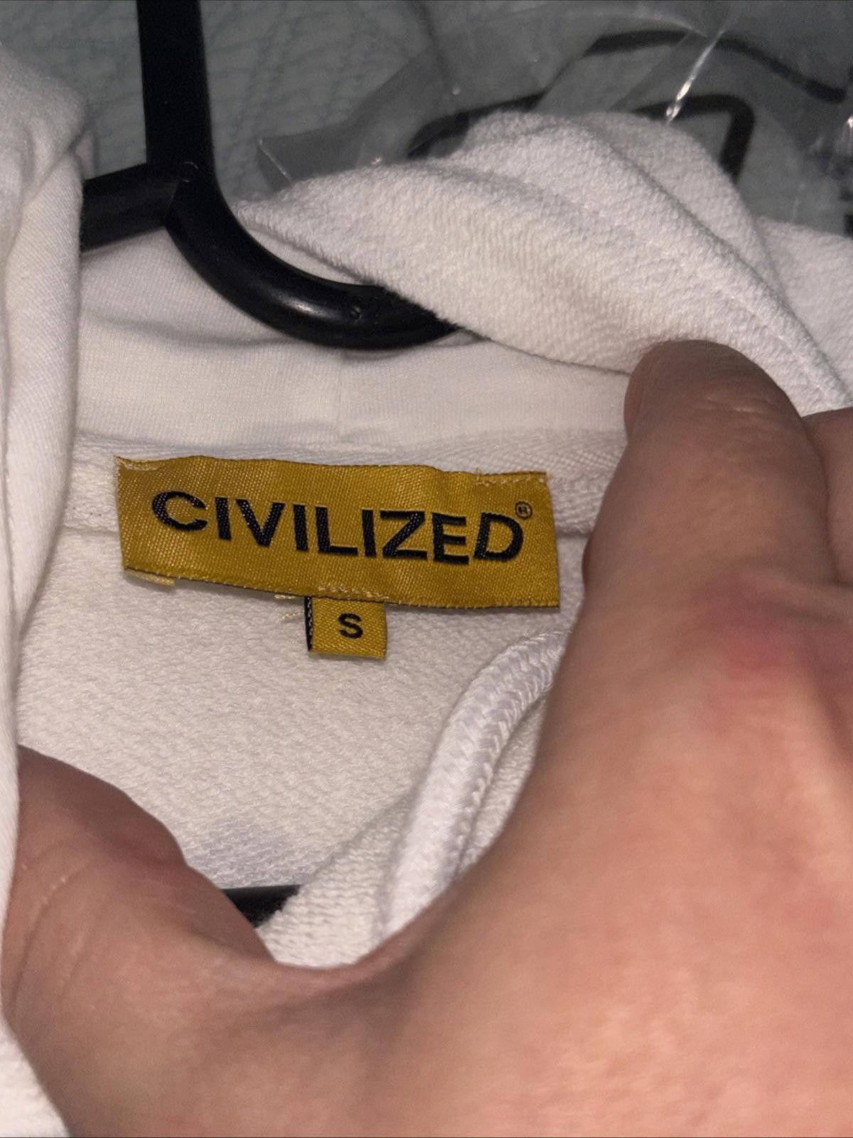 Civilized Civilized Don’t Get Left Behind White Hoodie Size Small NWT Size US S / EU 44-46 / 1 - 4 Thumbnail