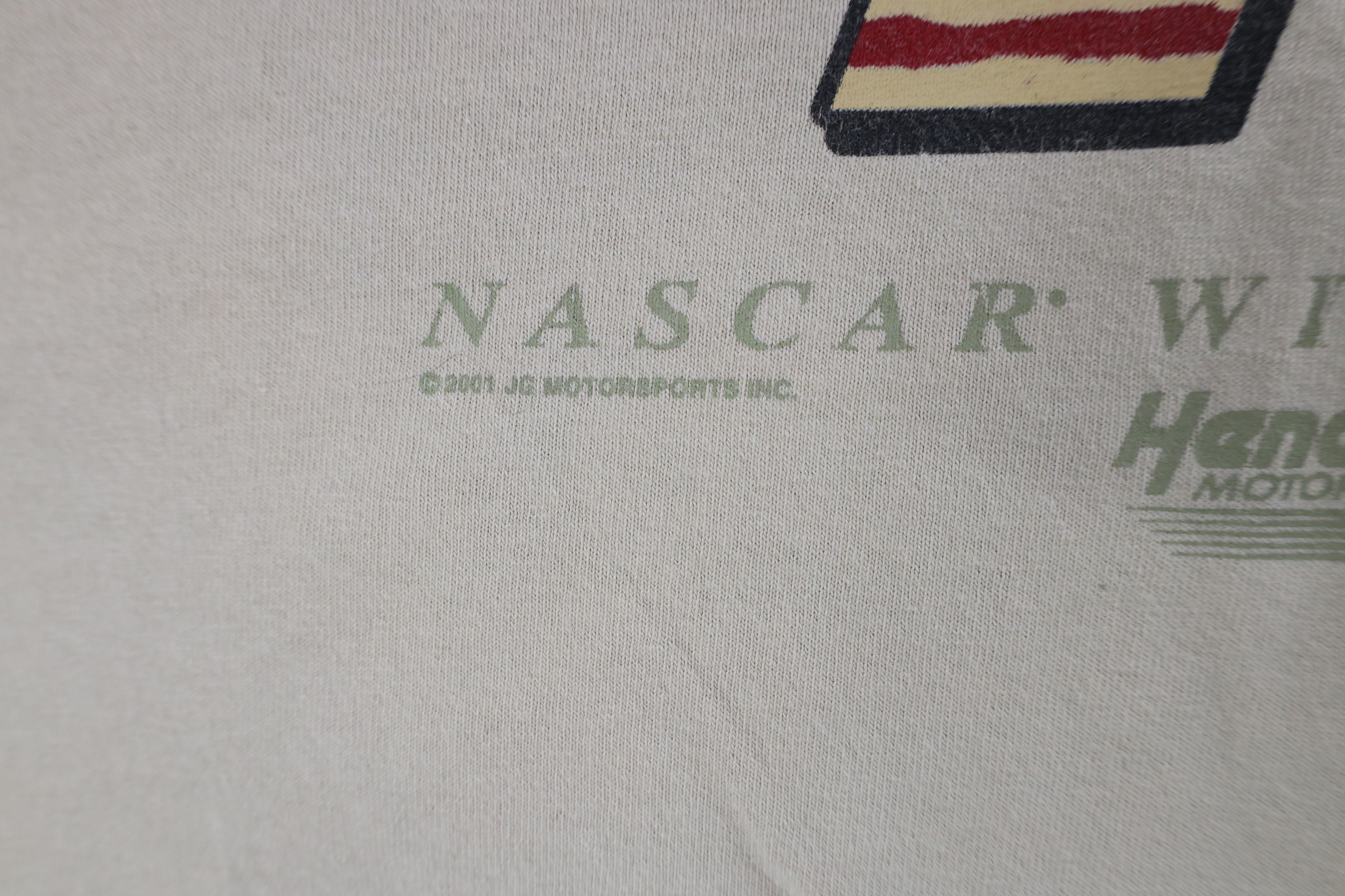 Vintage Vintage Y2K 2001 NASCAR Spell Out Jeff Gordon Racing T-Shirt Size US L / EU 52-54 / 3 - 7 Thumbnail