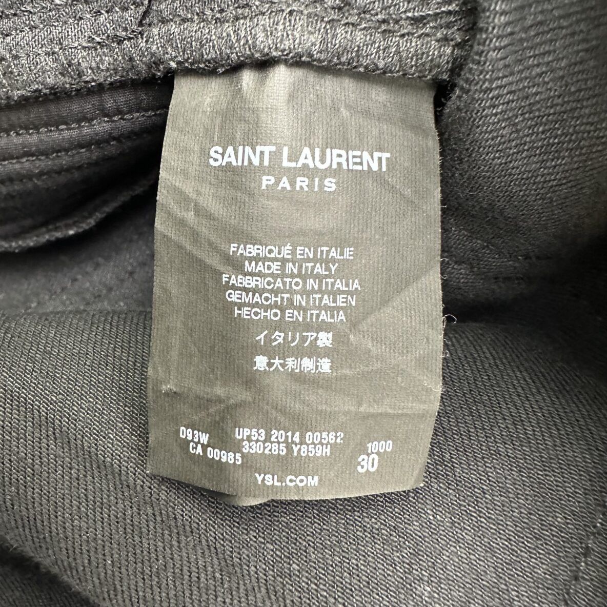 Saint Laurent Paris Saint Laurent Biker Jeans Size US 30 / EU 46 - 4 Thumbnail