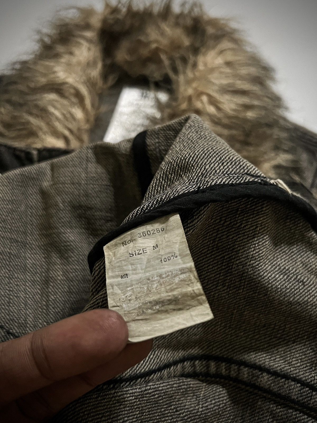 Japanese Brand Midas Archive Distressed Fur Jacket VKei Y2K Custom Rings Size US M / EU 48-50 / 2 - 17 Thumbnail